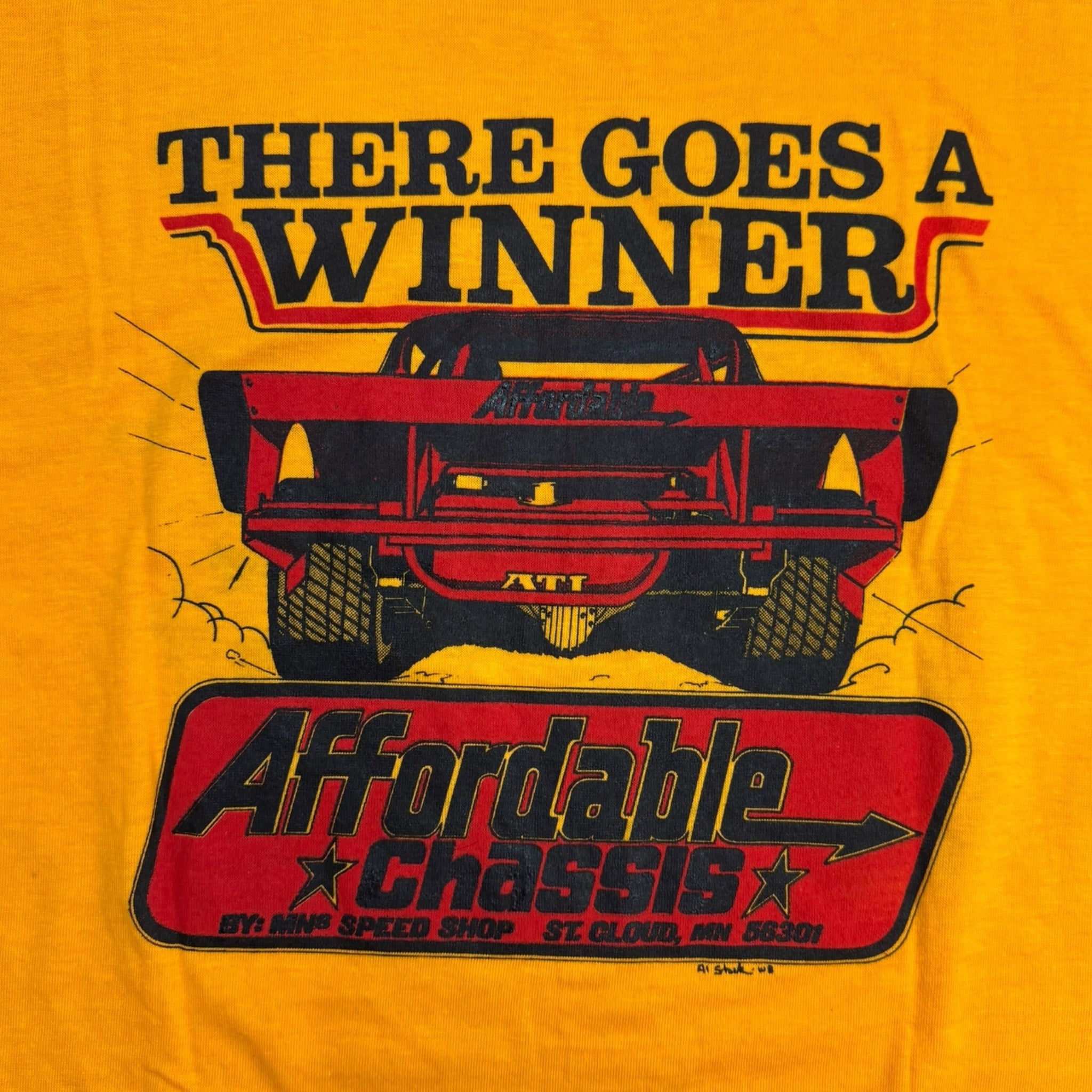 1970s Tom Nesbitt “There Goes A Winner” Racing T-Shirt