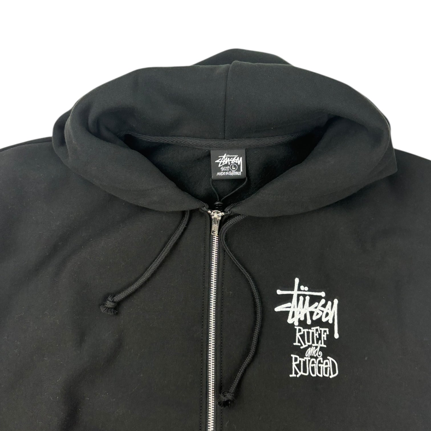 Stussy Well Suited Zip-Up Hoodie Black