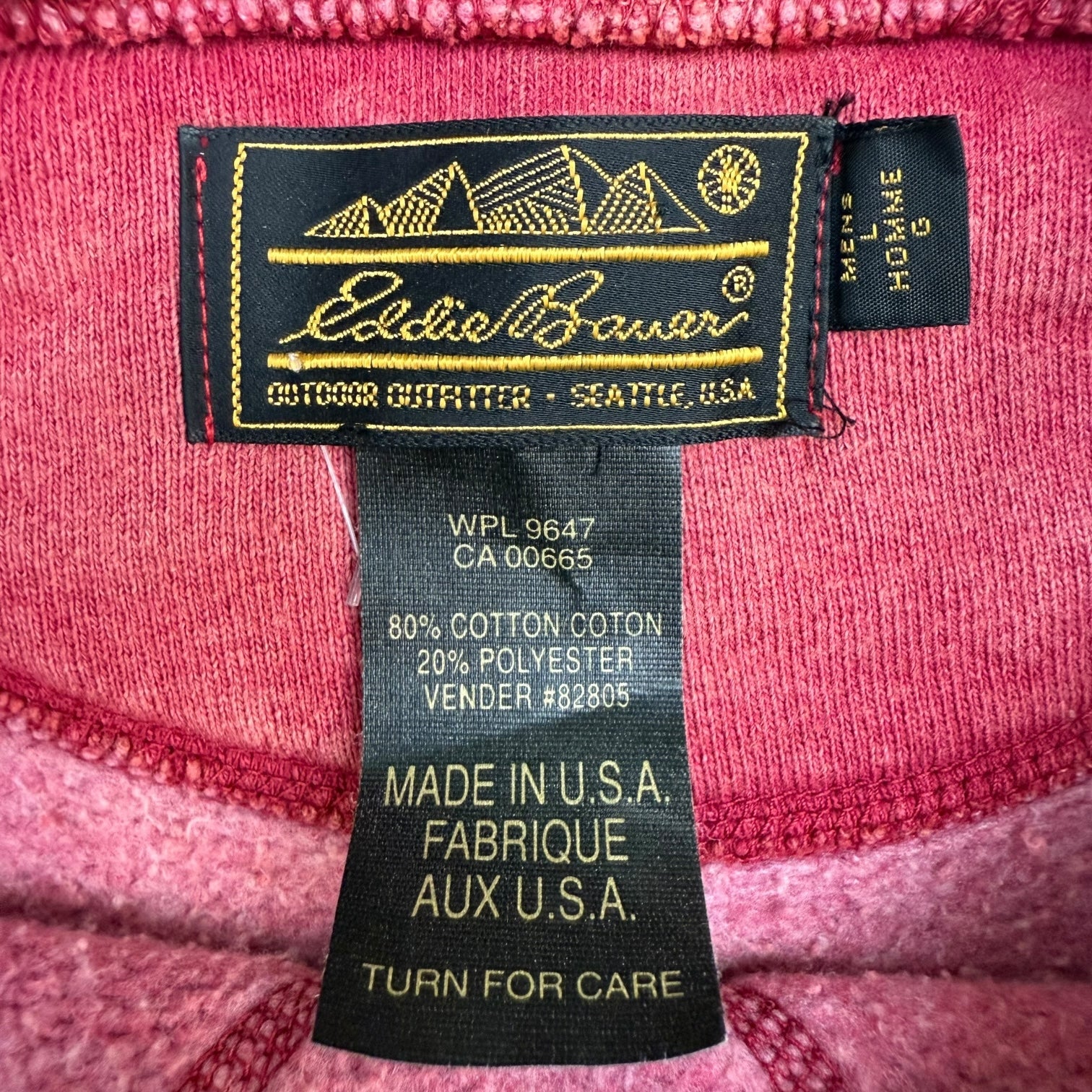 Vintage Eddie Bauer Crewneck Sweater Salmon