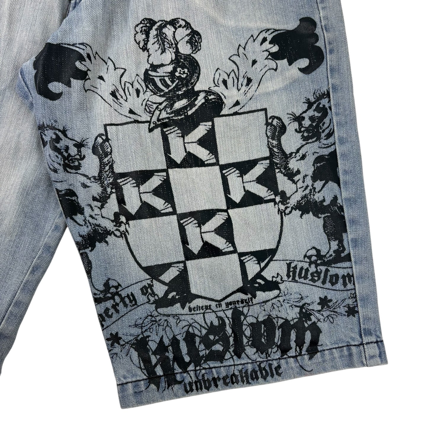Kuslom Denim Shorts