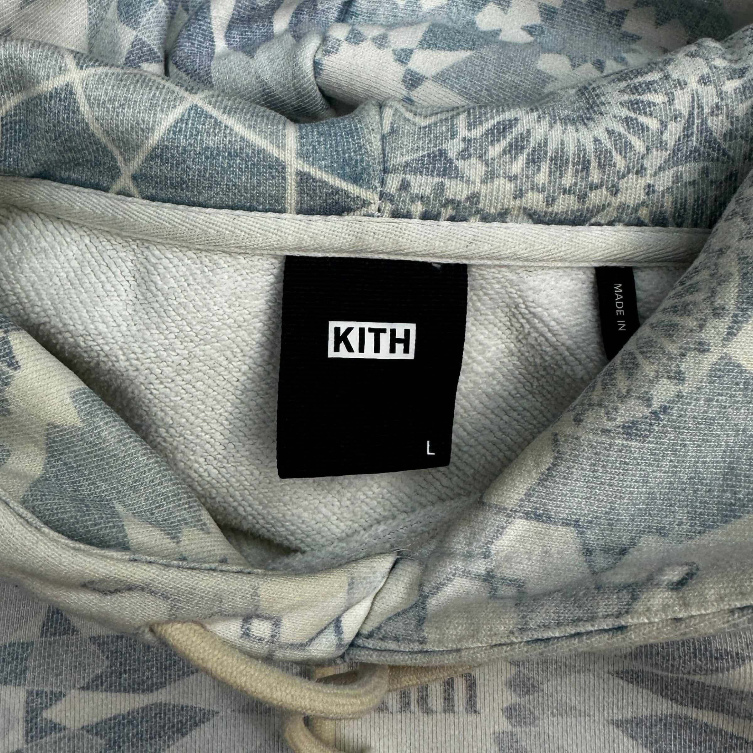 Kith Moroccan Tile Williams III Hoodie Avalanche