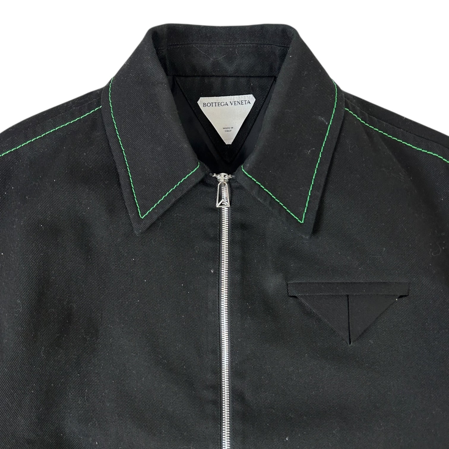 Bottega Veneta Heavyweight Twill Blouson Jacket Black