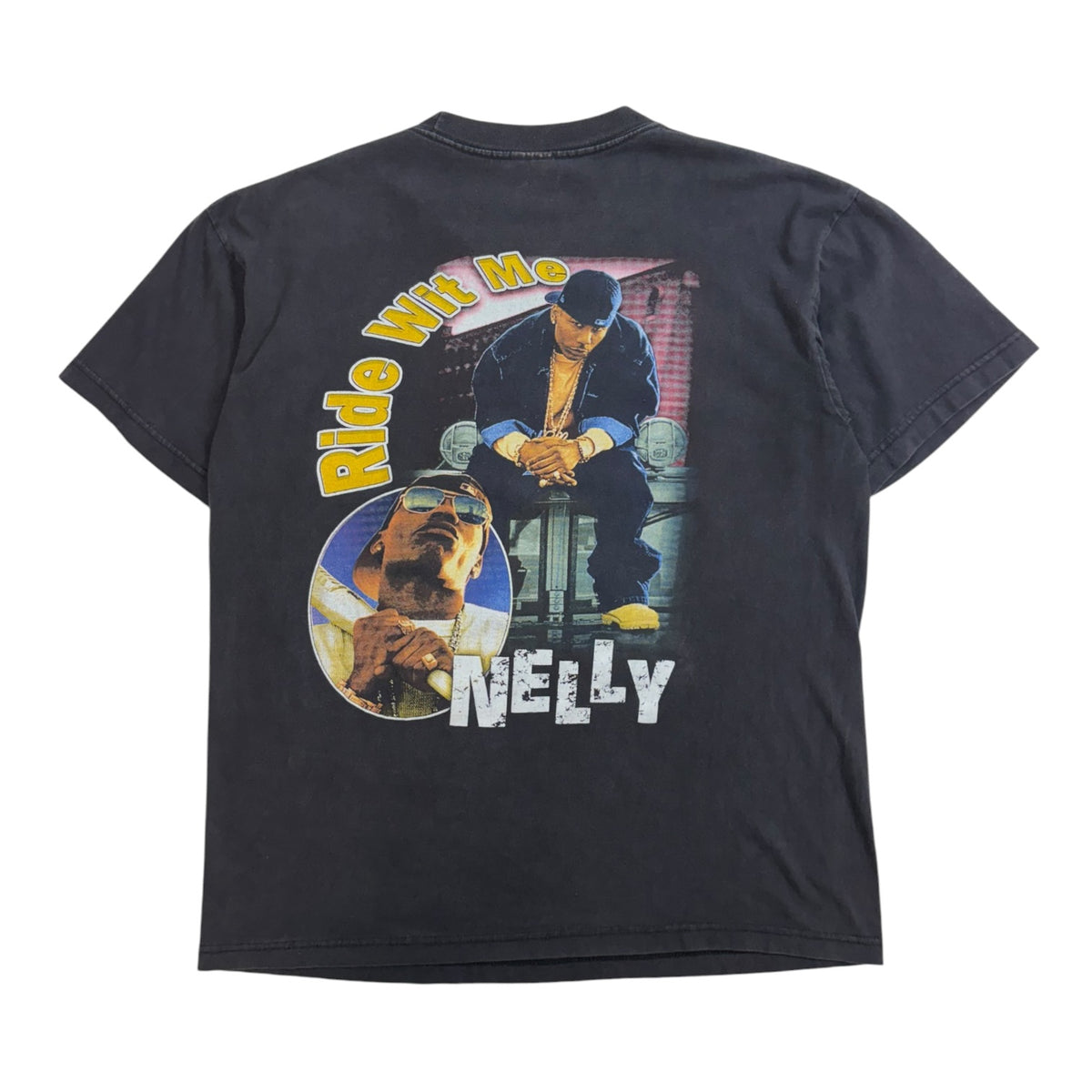 Vintage 2000 Nelly “Ride Wit Me” Rap T-Shirt Black