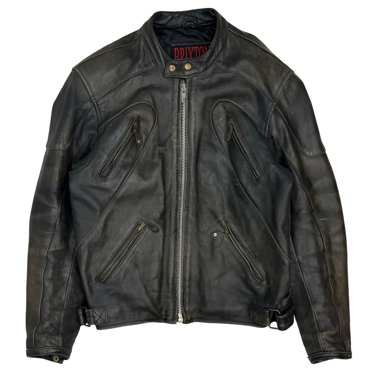 2003 Harley Davidson 100 Year Leather Racing Jacket Black