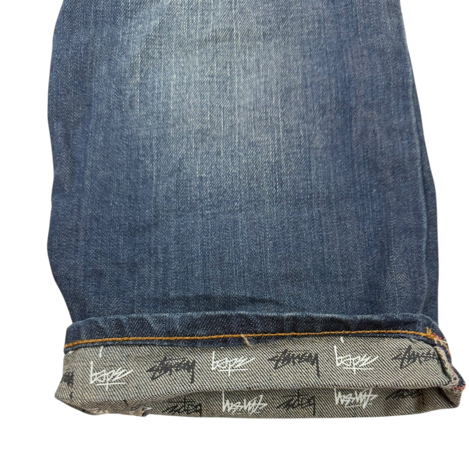 Vintage Y2K Bape x Stüssy Denim Jeans