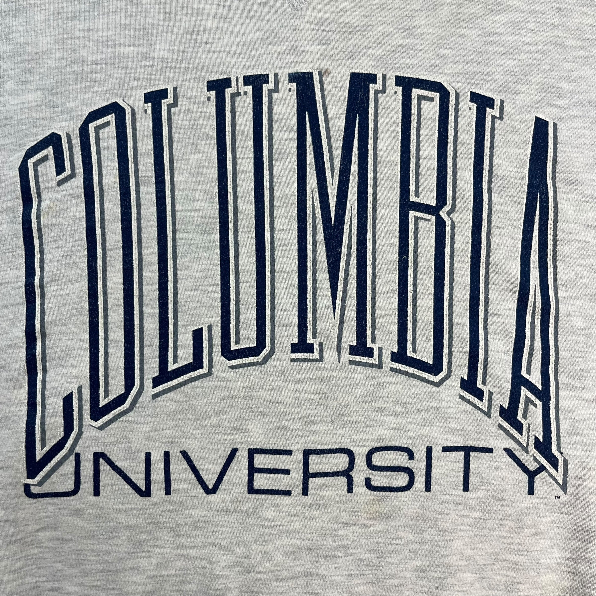 Vintage Columbia University Crewneck Light Grey