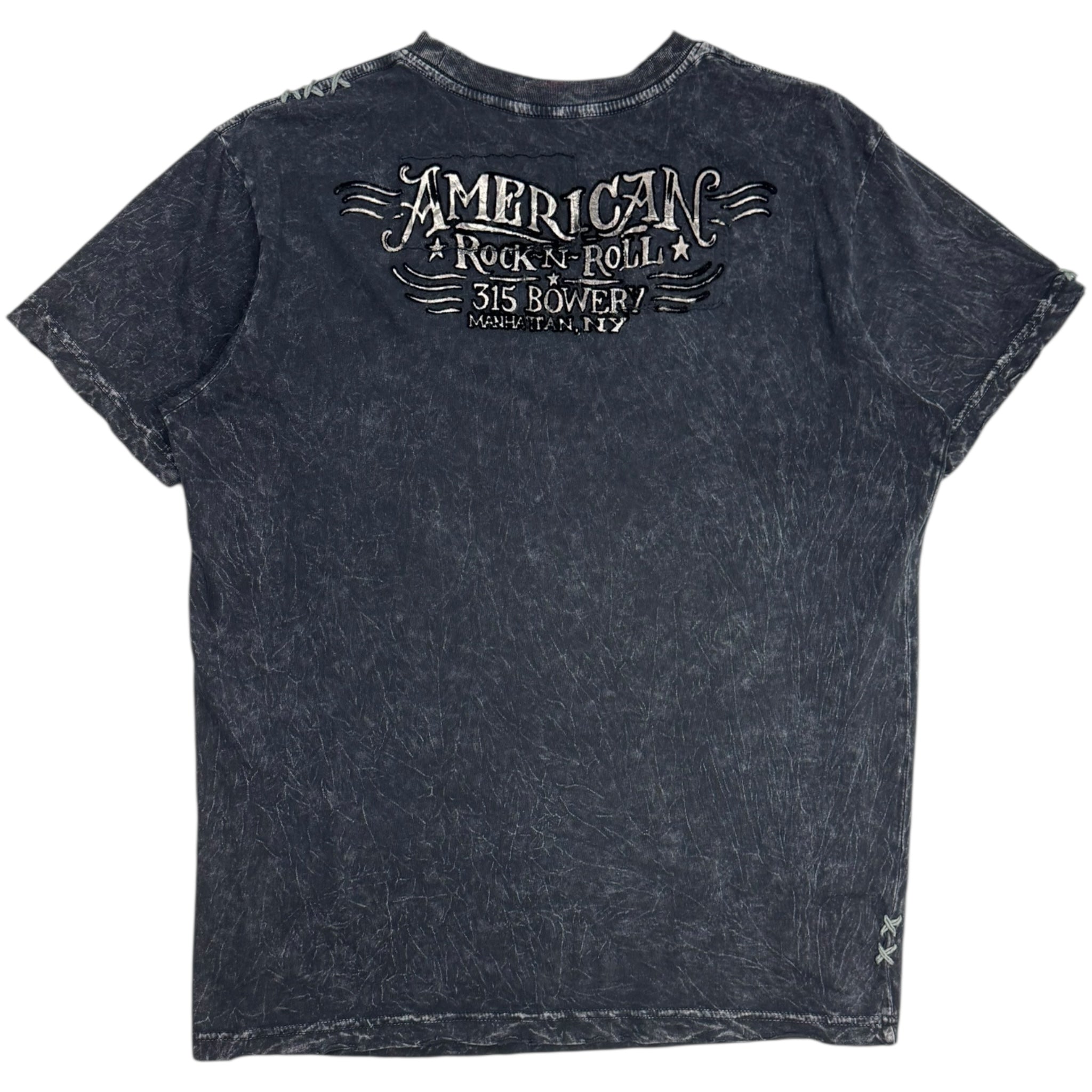 Y2K Affliction ‘Rock N Roll’ T-Shirt Grey