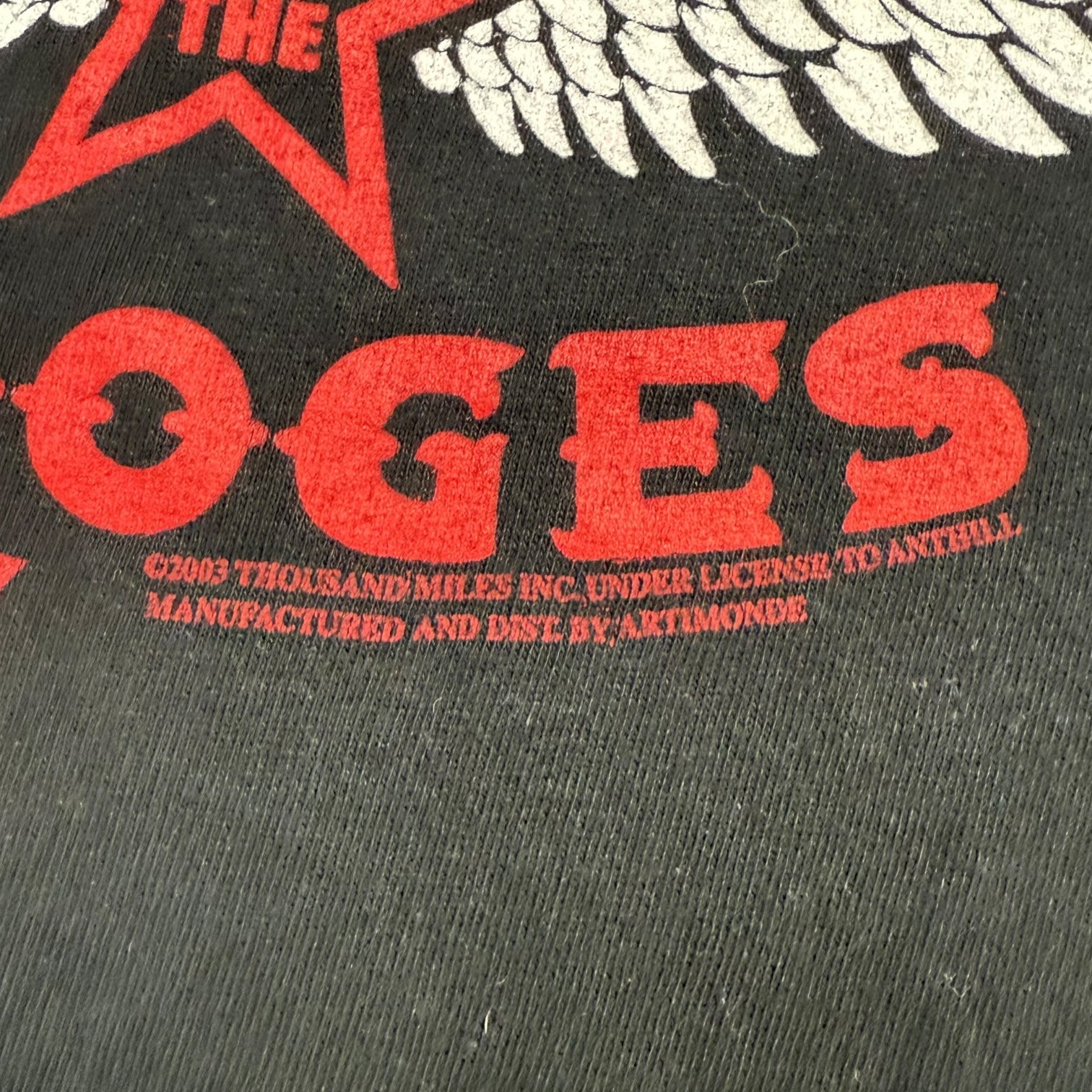 2003 Iggy And The Stooges Tee Black