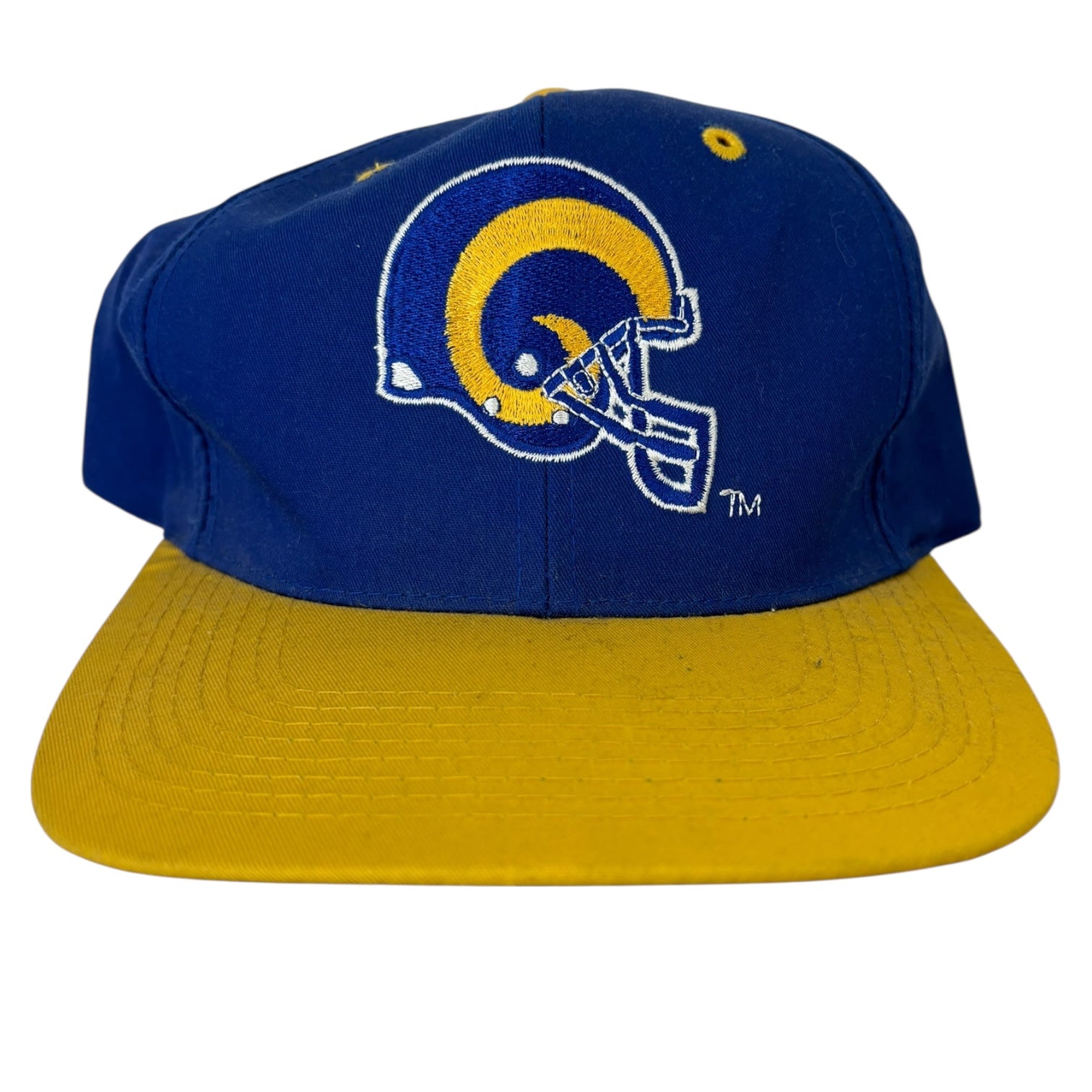 Vintage St. Louis Rams SnapBack Hat Blue/Yellow