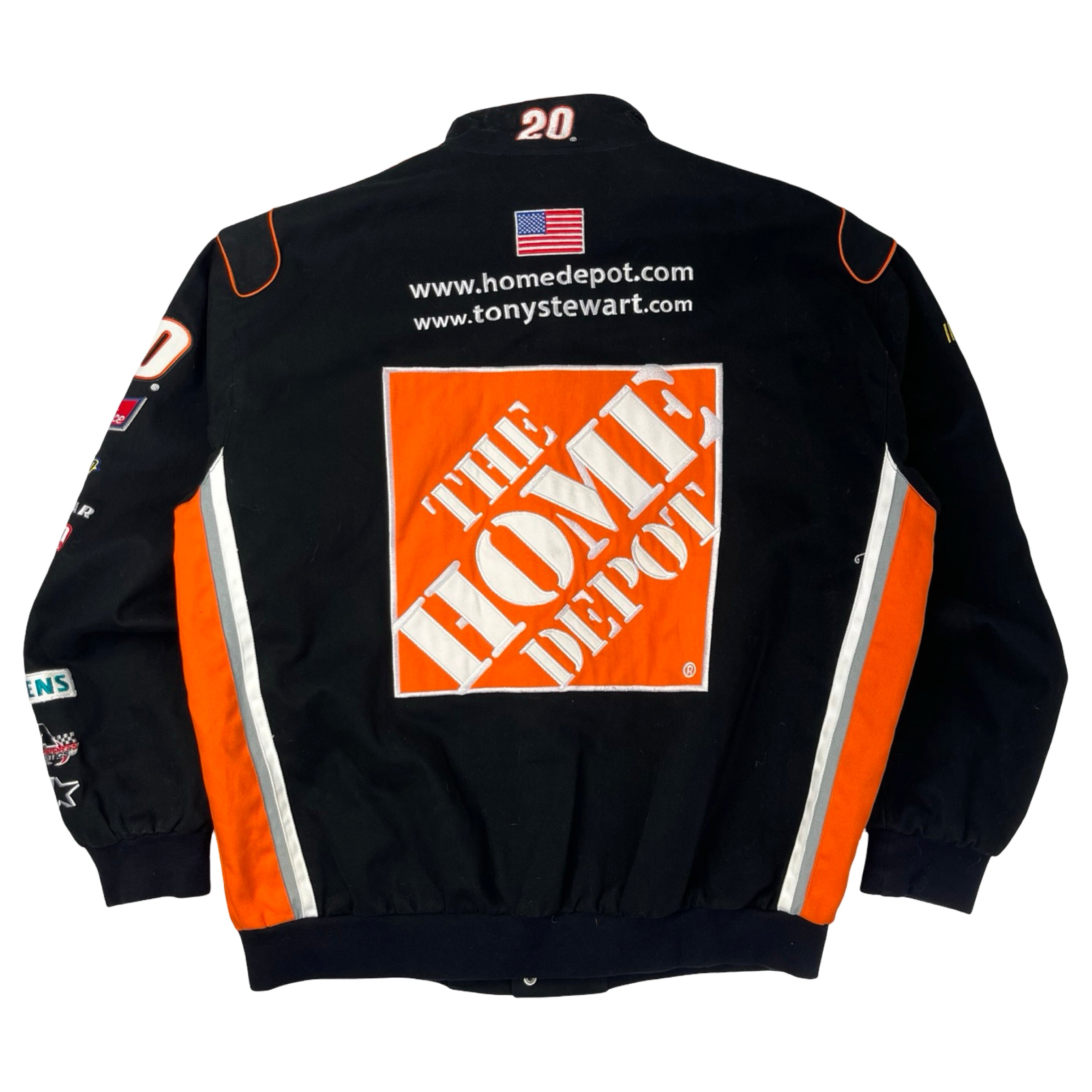Vintage Tony Stewart Home Depot NASCAR Racing Jacket