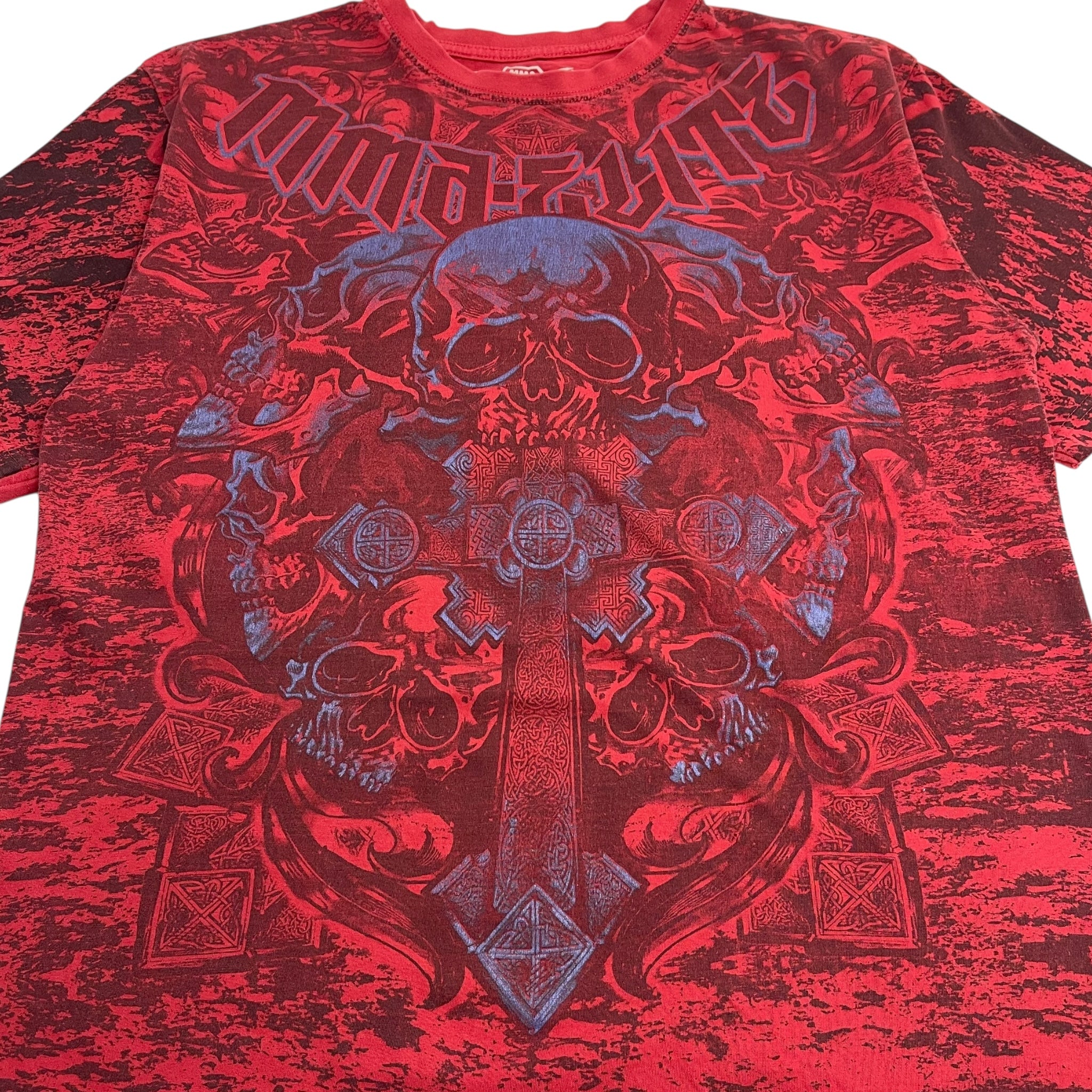 Vintage Y2K MMA Elite Skull & Cross T-Shirt