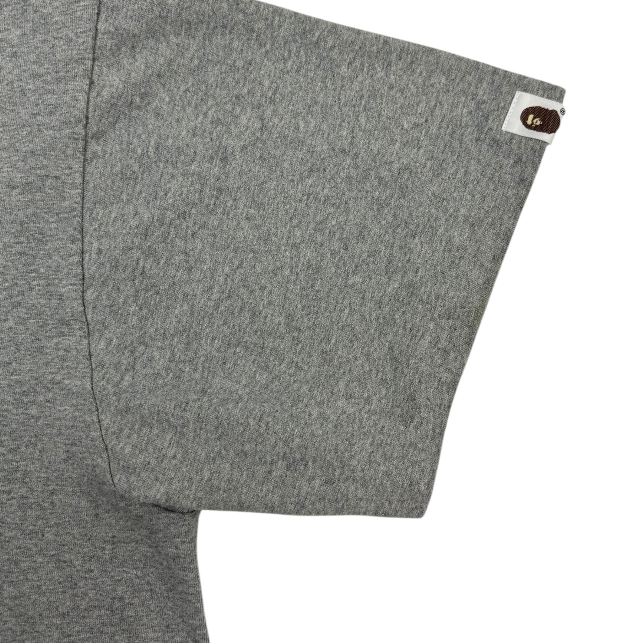 Bape Tiger Camo Big Ape Head Tee Grey