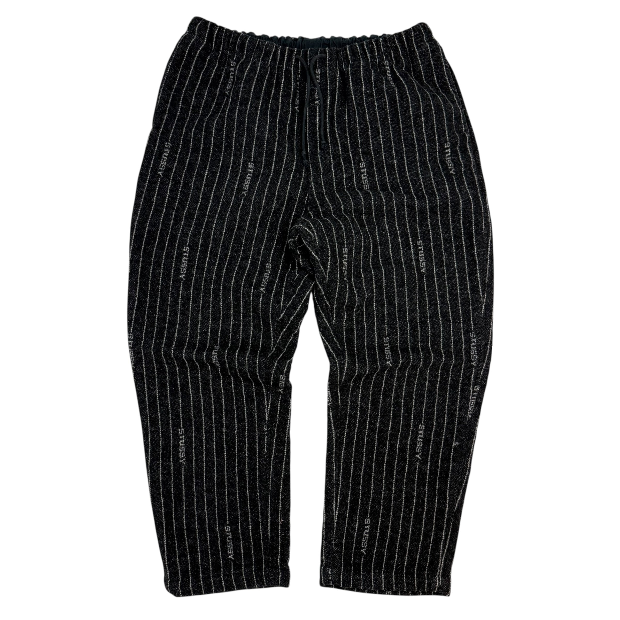 Nike x Stussy Striped Wool Pants Black/White