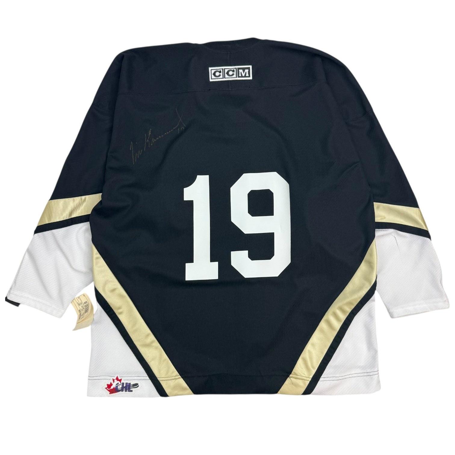 Vintage CCM Brandon Wheat Kings Jersey Black