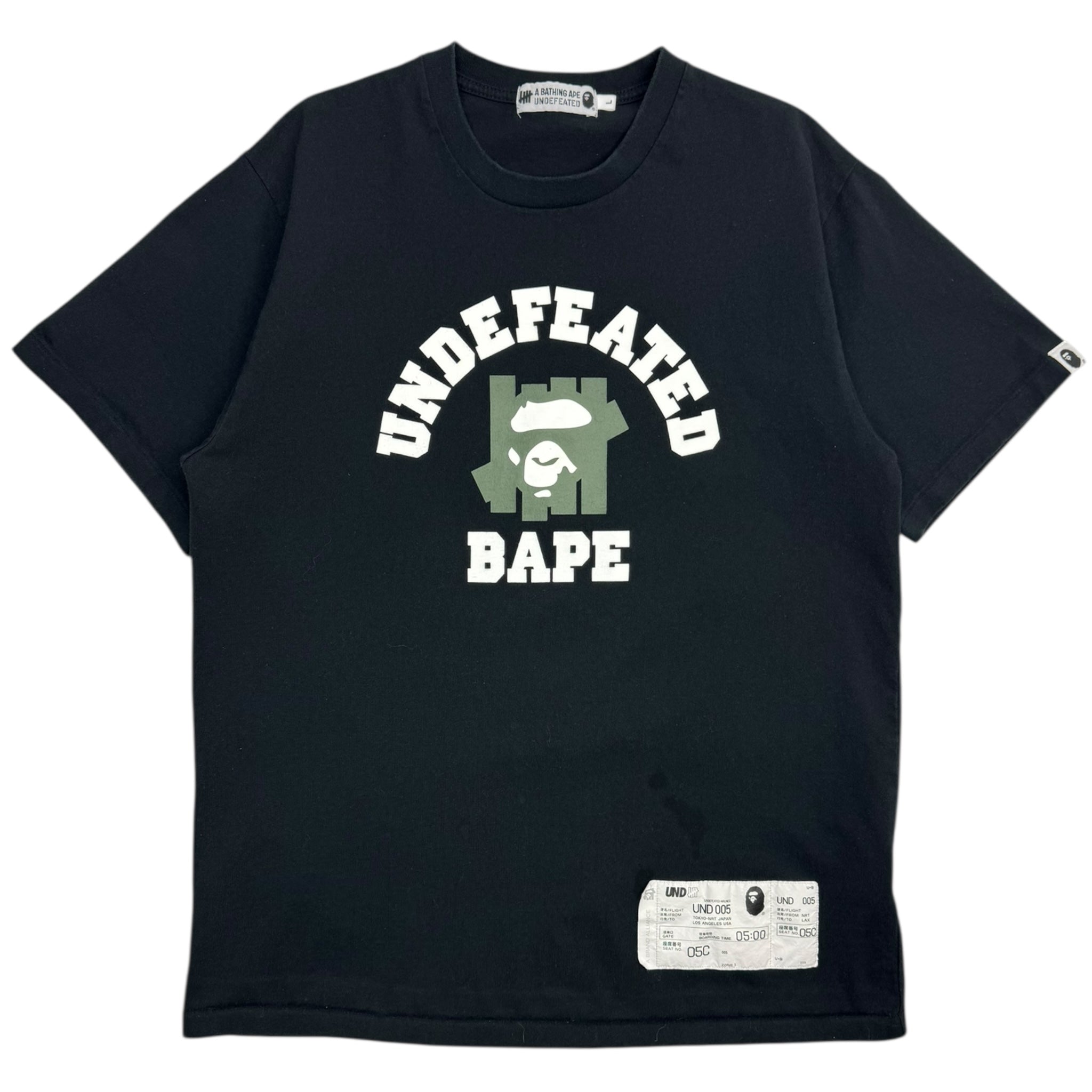 Bape x Undefeated College Tee