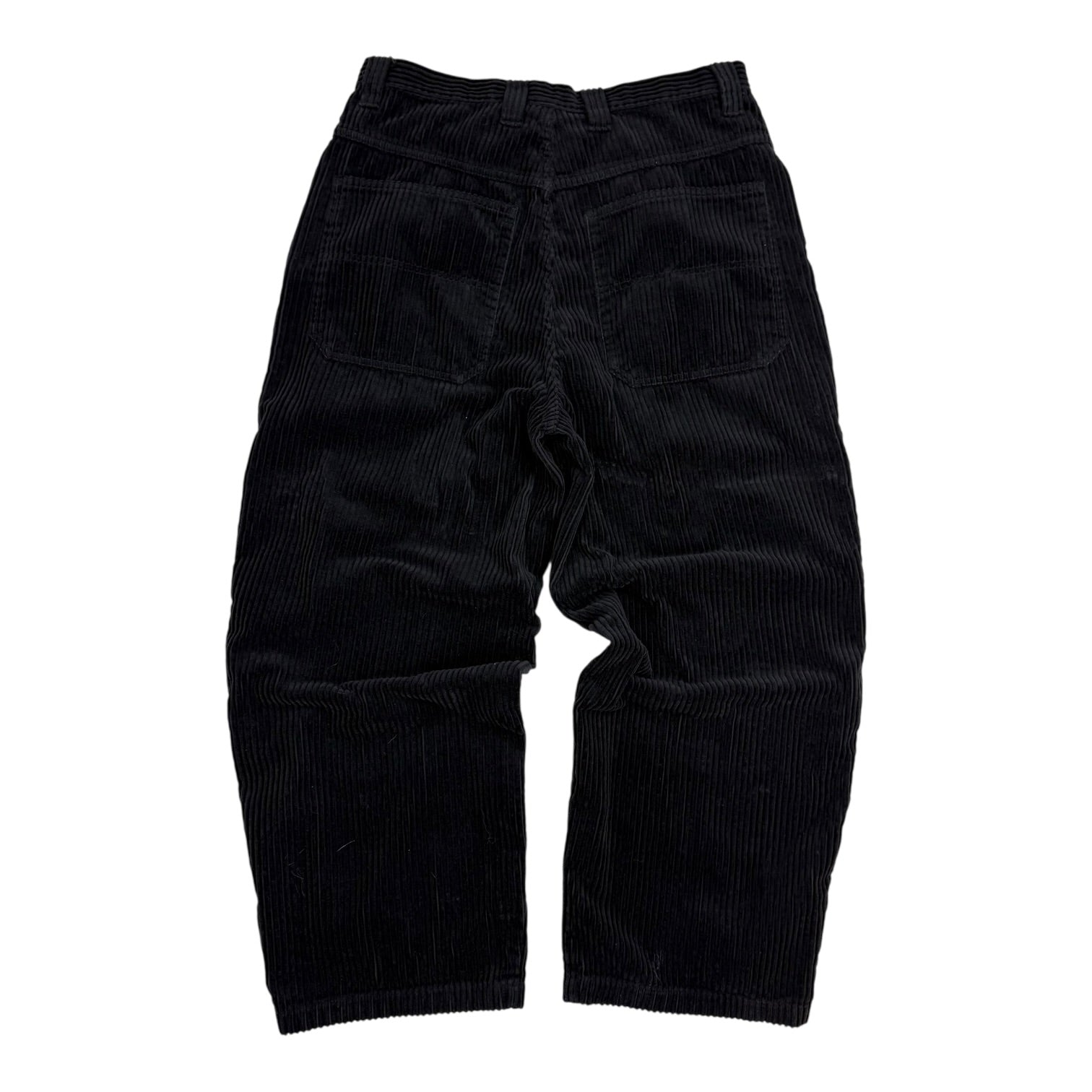 Vintage Anchor Blue Beyond Baggy Corduroy Pants Black