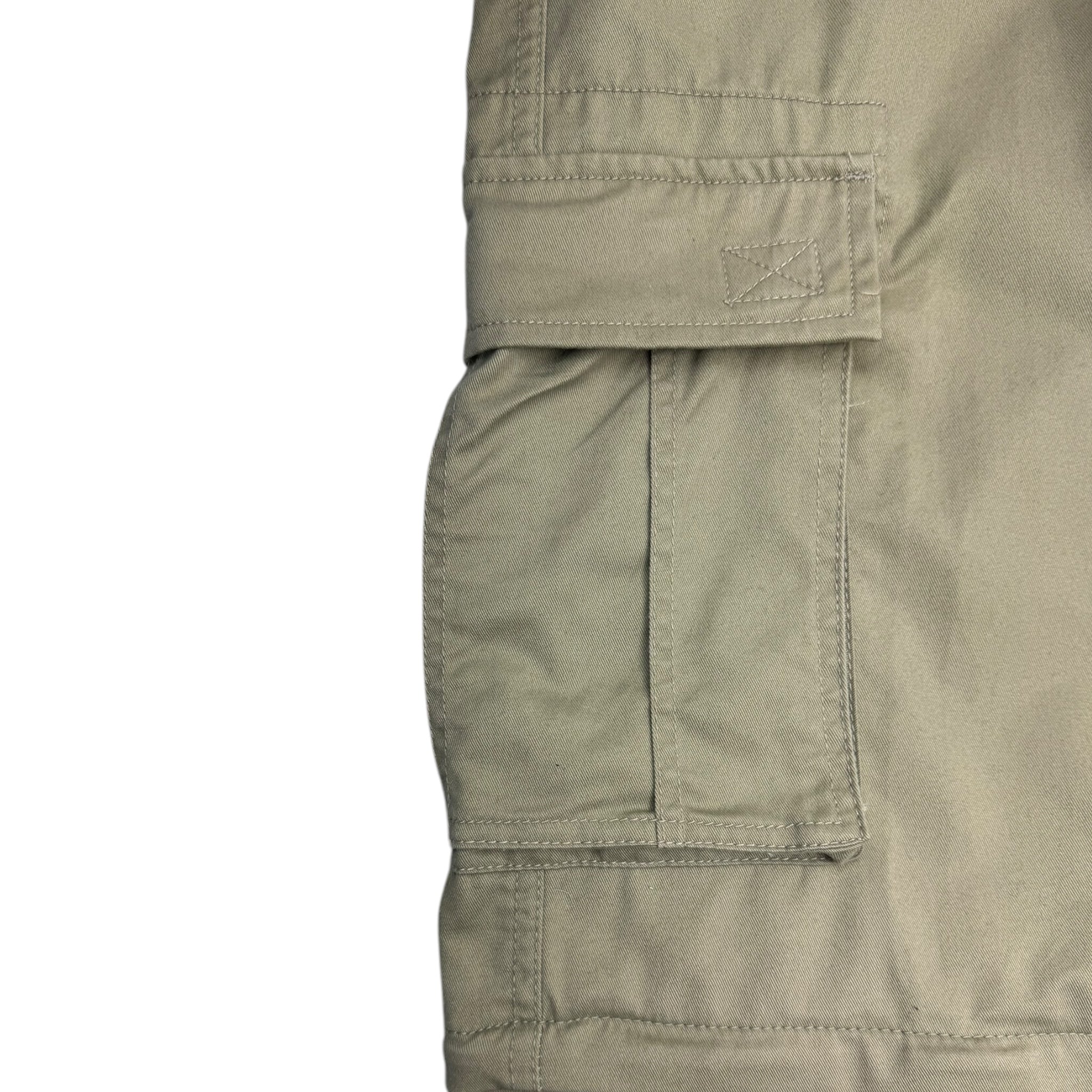 Vintage Bugle Boy Hybrid Cargo Pants Formal Taupe