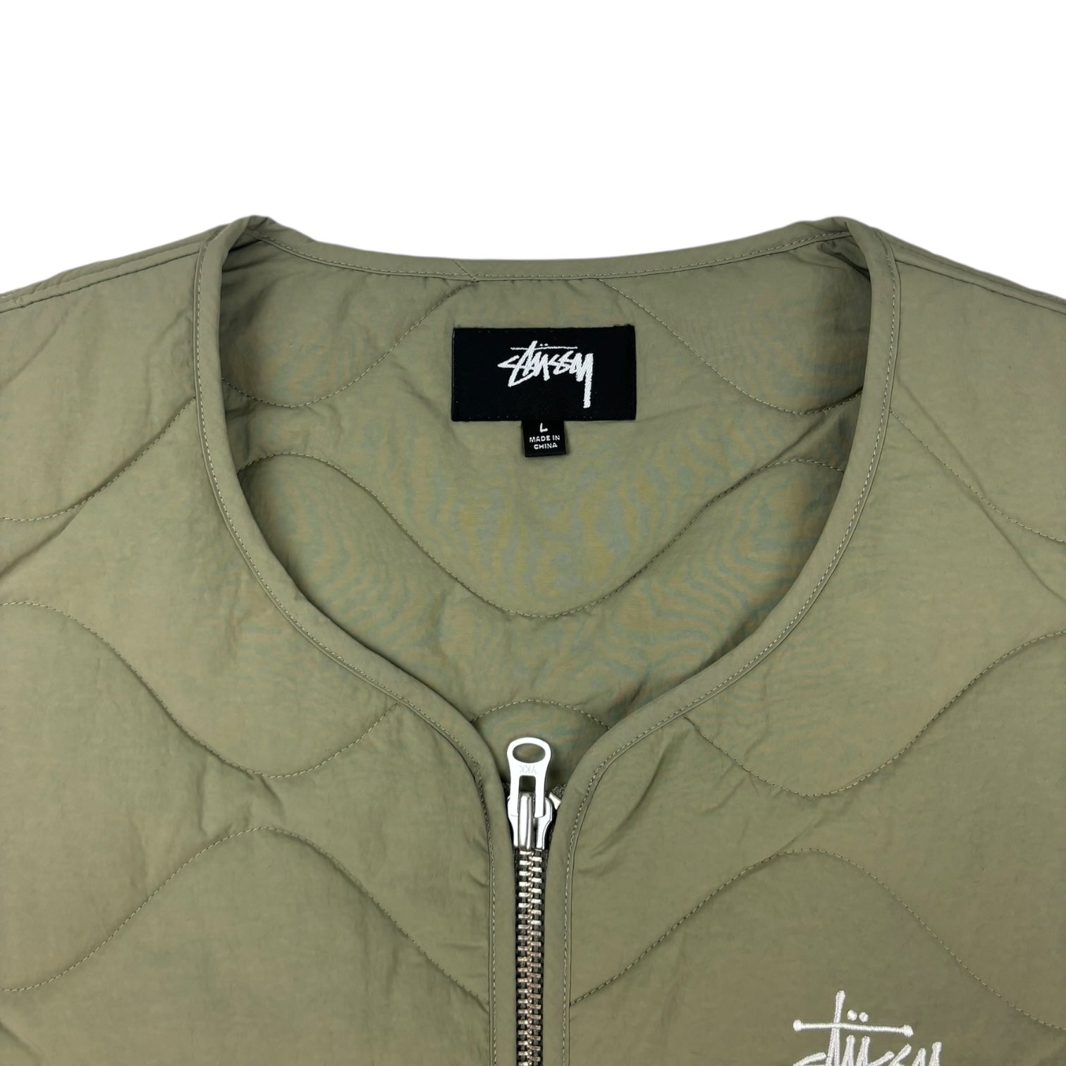 Stussy Recycled Nylon Liner Vest Coyote