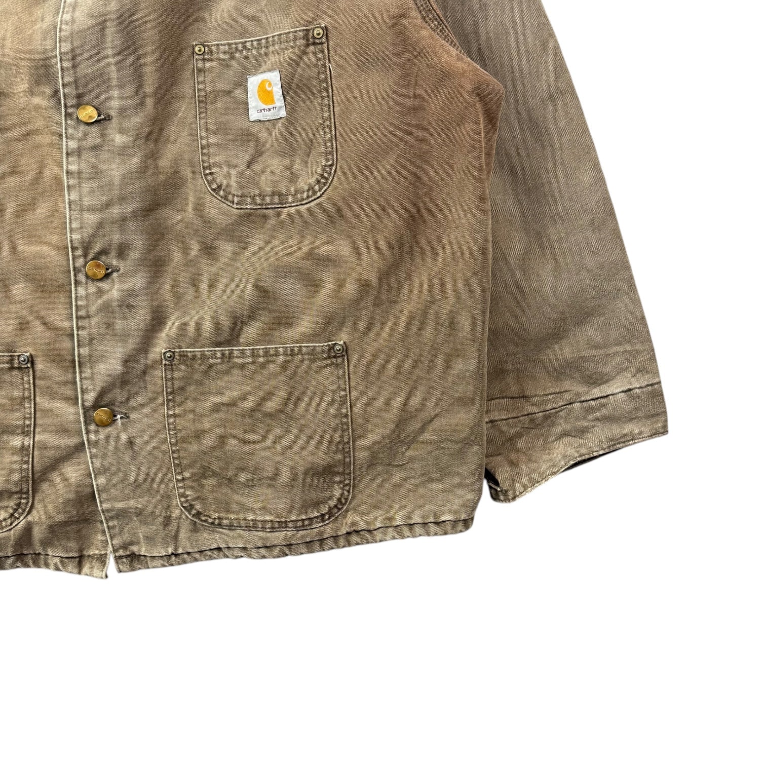 Vintage Carhartt Michigan Jacket Faded Tan