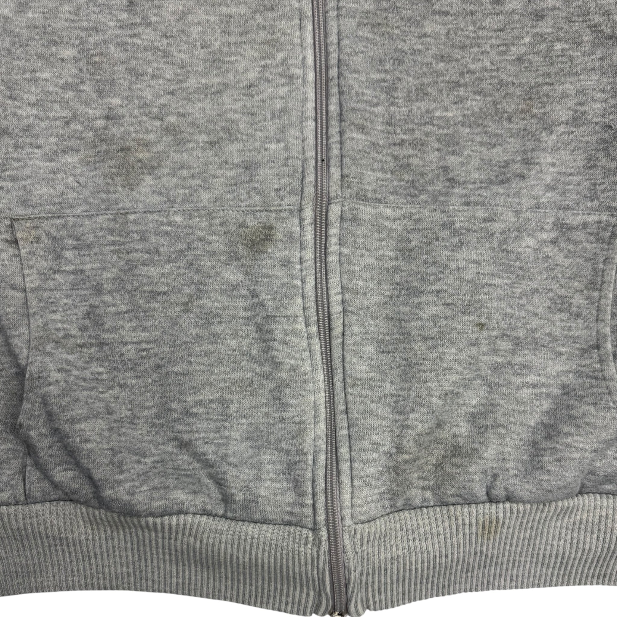 Vintage 80s Thermal Lined Hoodie Grey