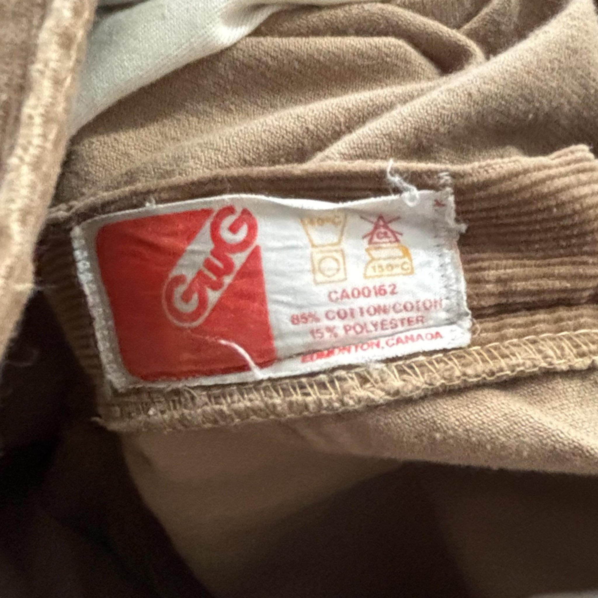 Vintage GWG Wide Leg Corduroy Pants