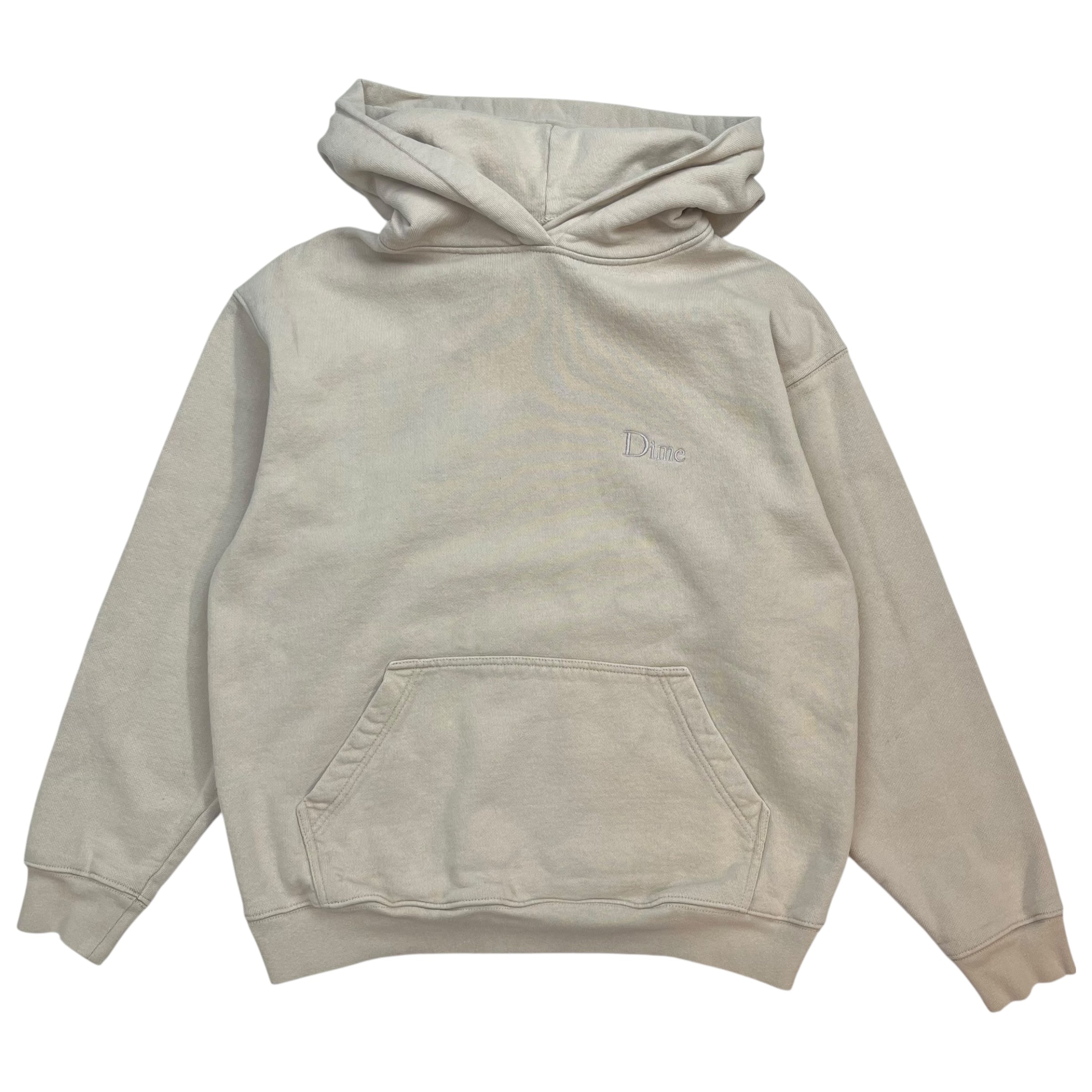 Dime Blank Hoodie Cream White