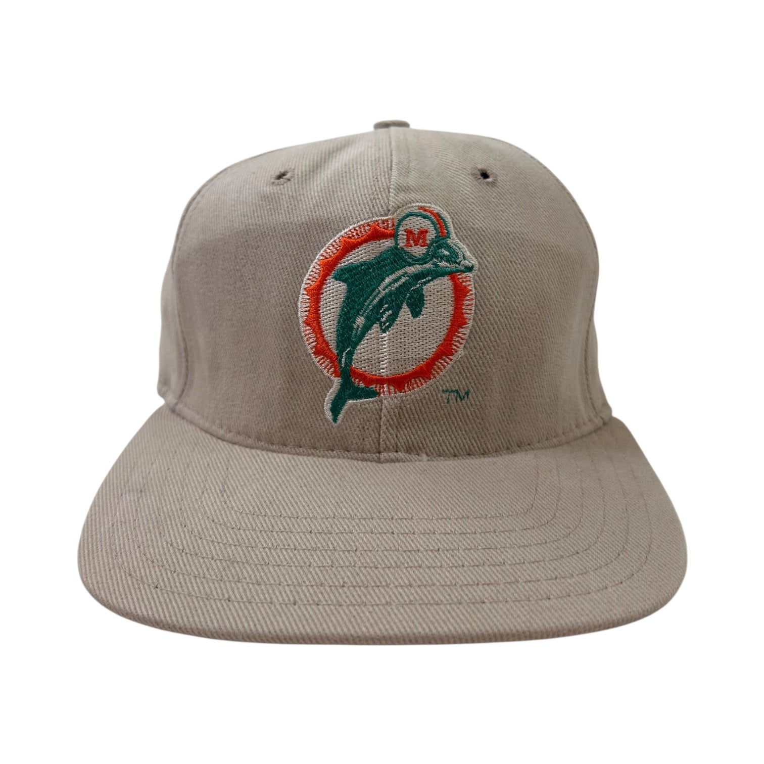 Vintage Team NFL Miami Dolphins Hat Cream