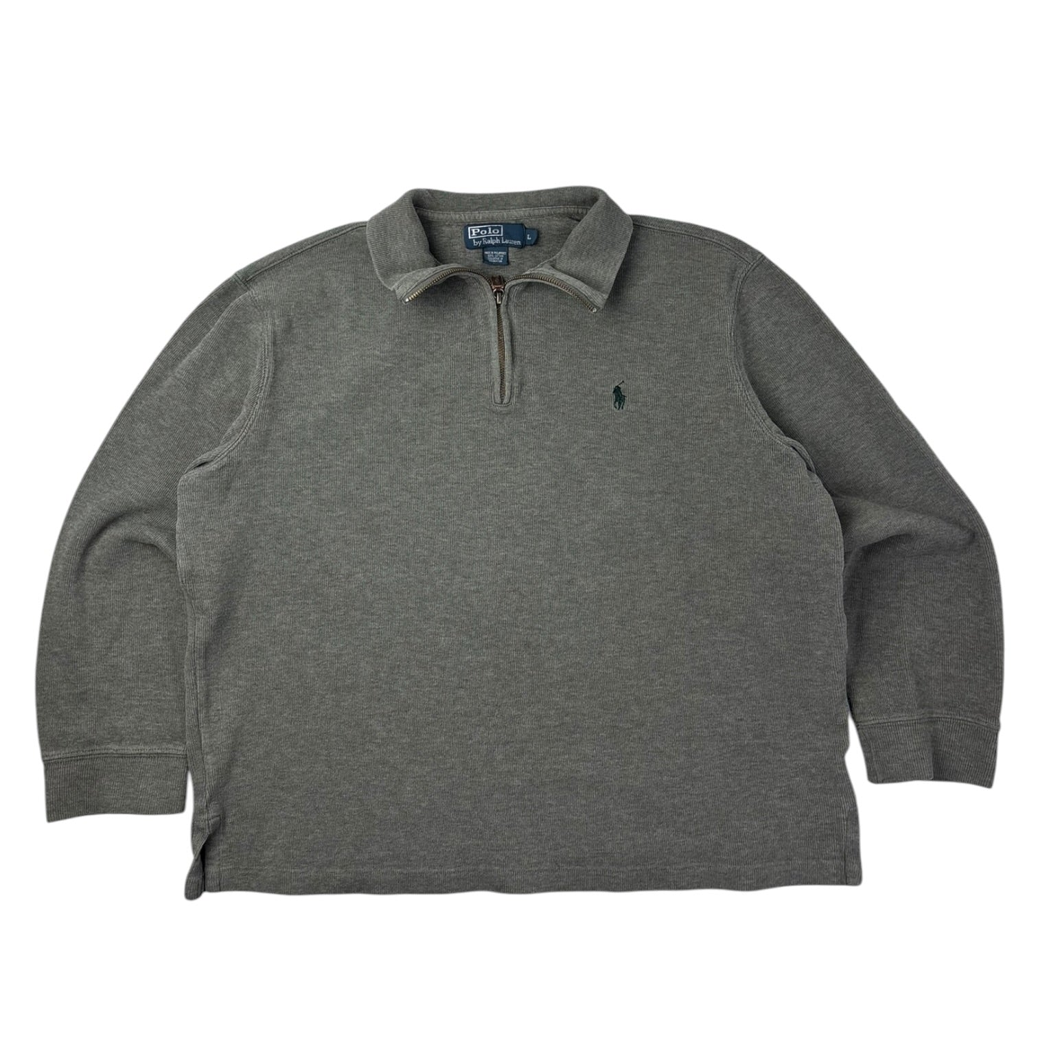 Vintage Polo Ralph Lauren Quarter-Zip Grey