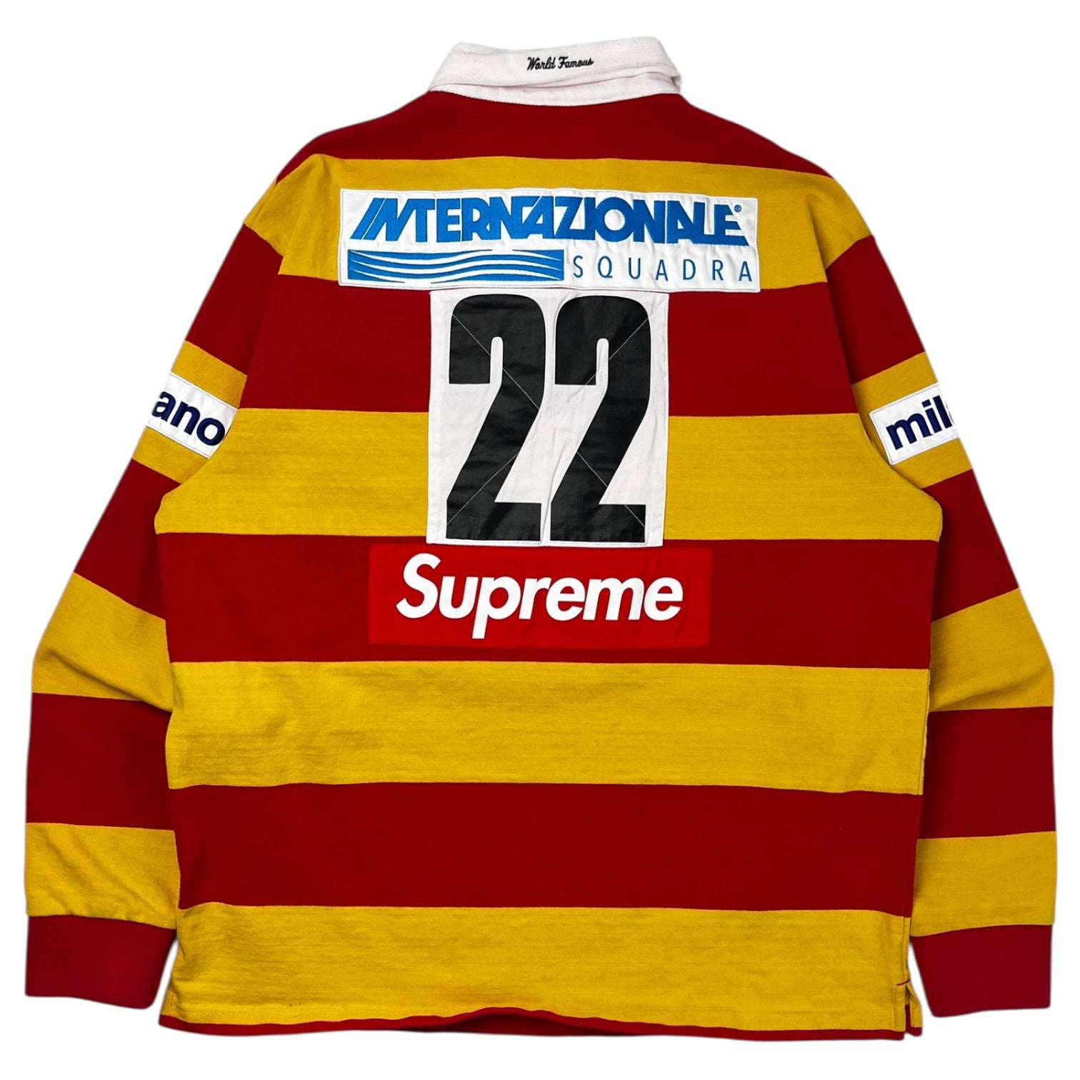 Supreme Stripe Rugby Red