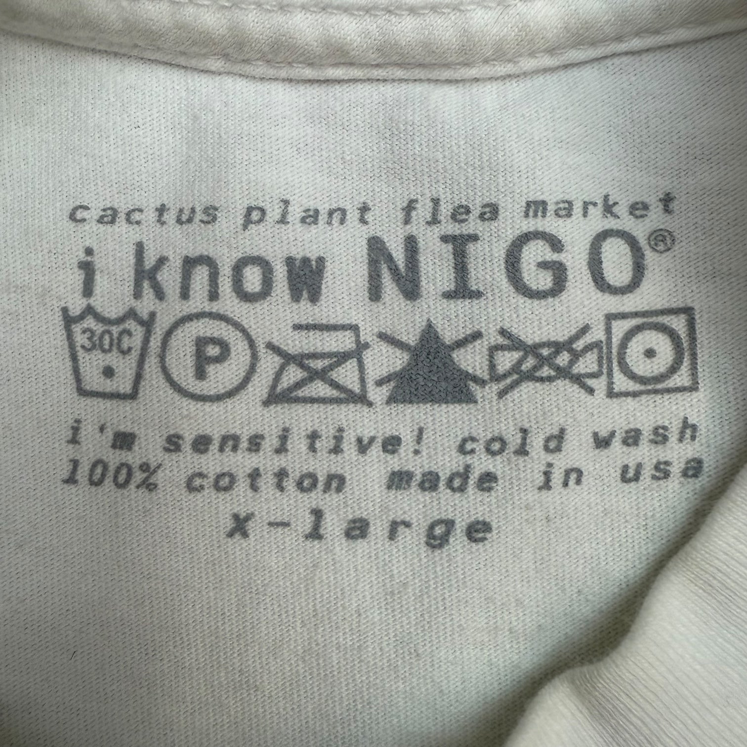 CPFM X Nigo ‘I Know Nigo’ Tee White