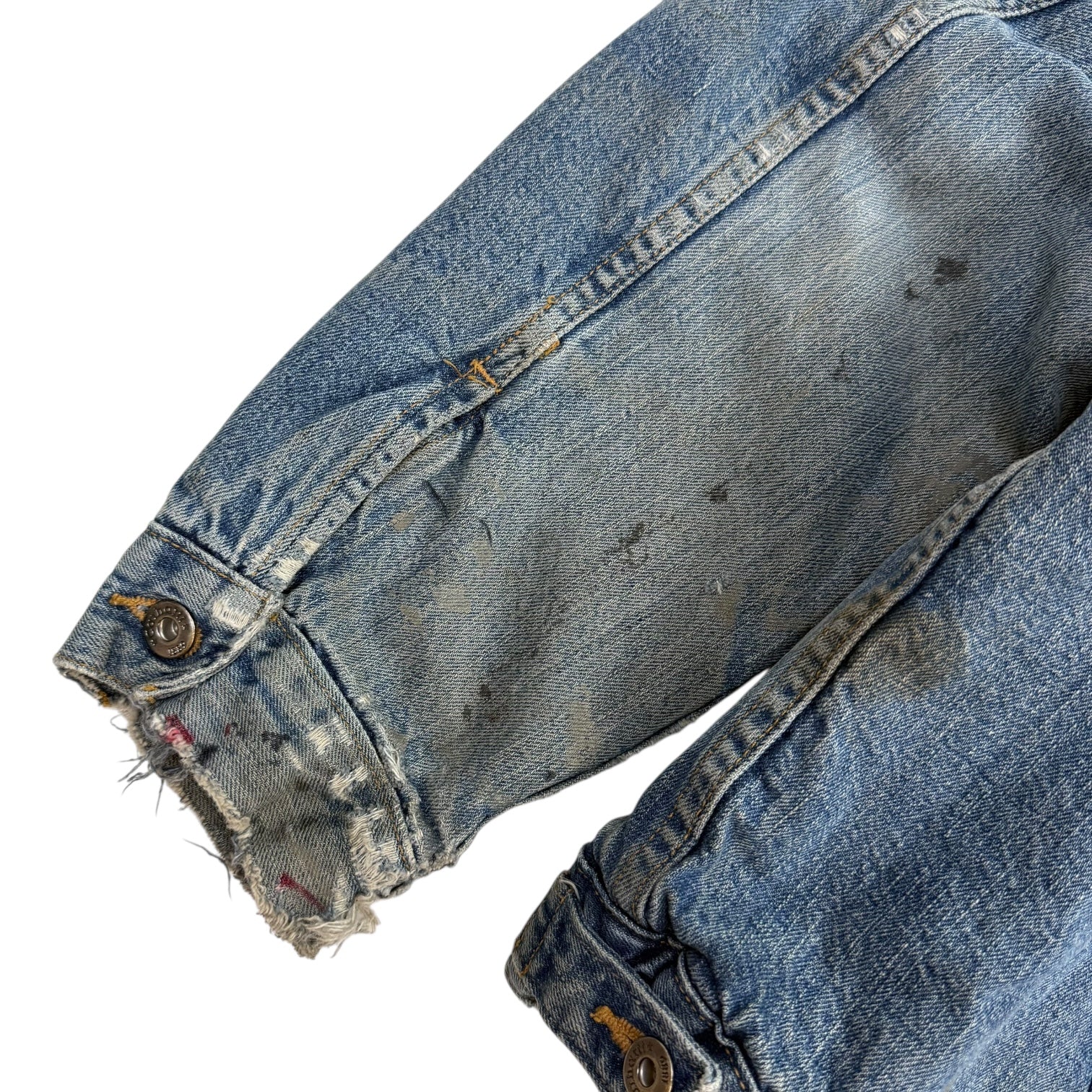 Vintage Carhartt Sherpa Lined Denim Jacket Blue