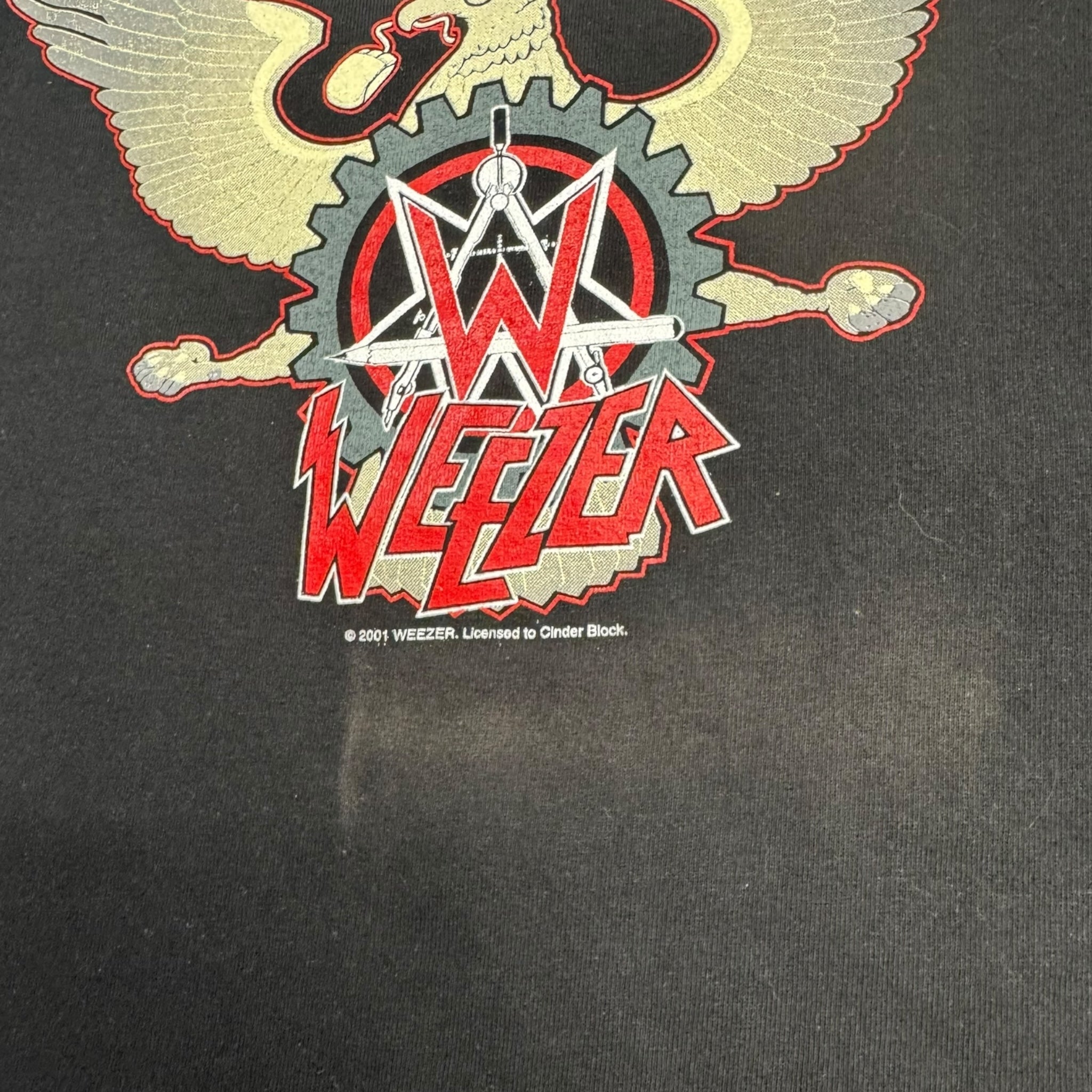 2001 Weezer “Geektanic Weezmacht” T-Shirt