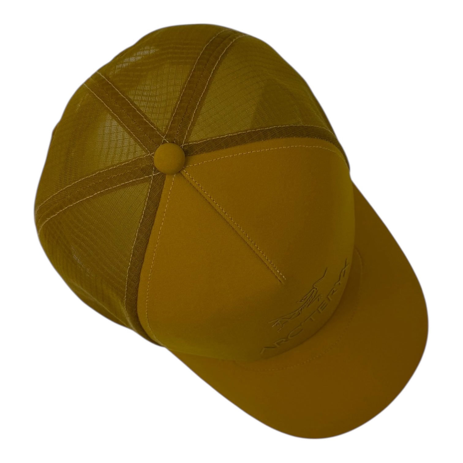 Arcteryx Curved Brim Strap-back Trucker Hat Yellow