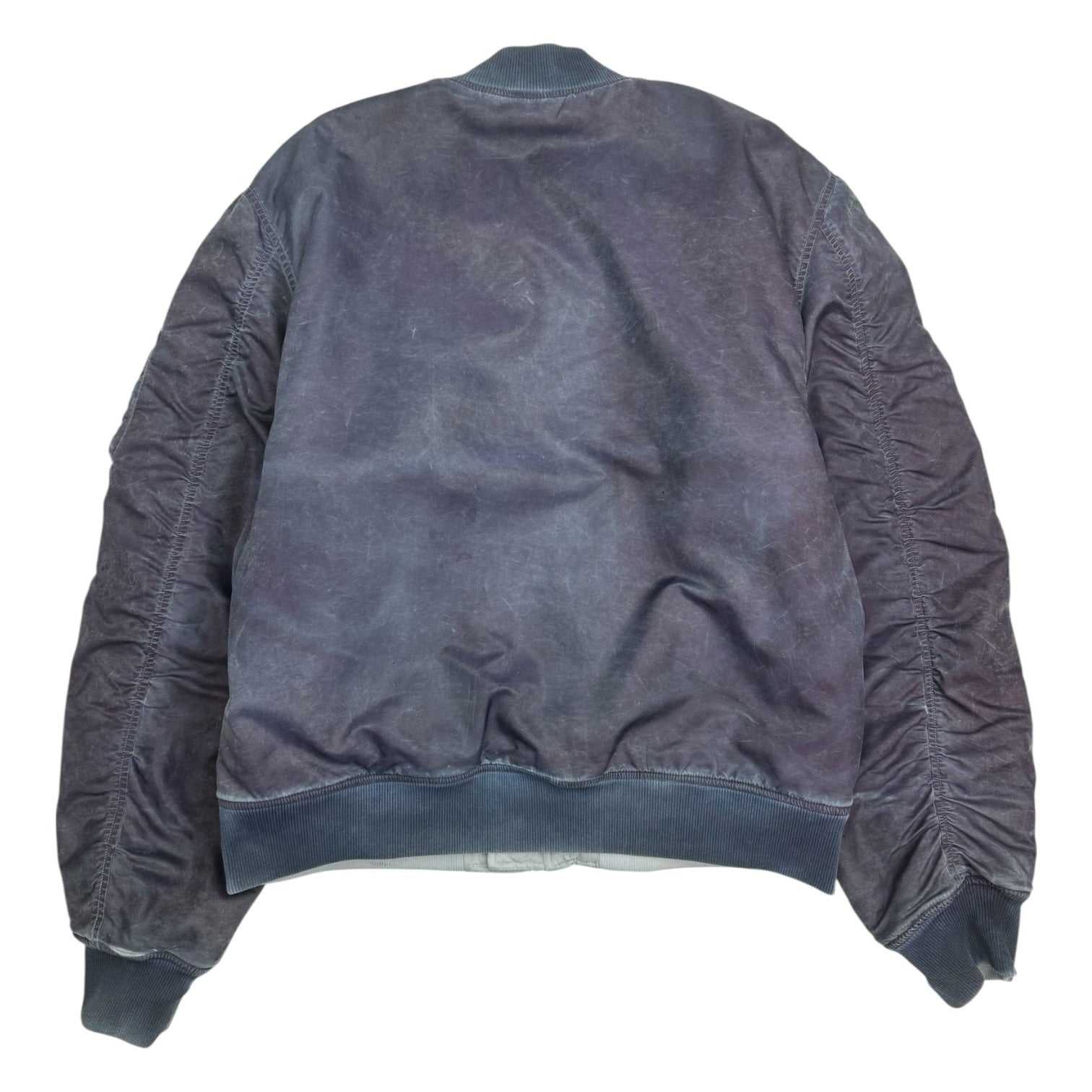 Stussy Dyed Nylon Bomber Jacket Navy
