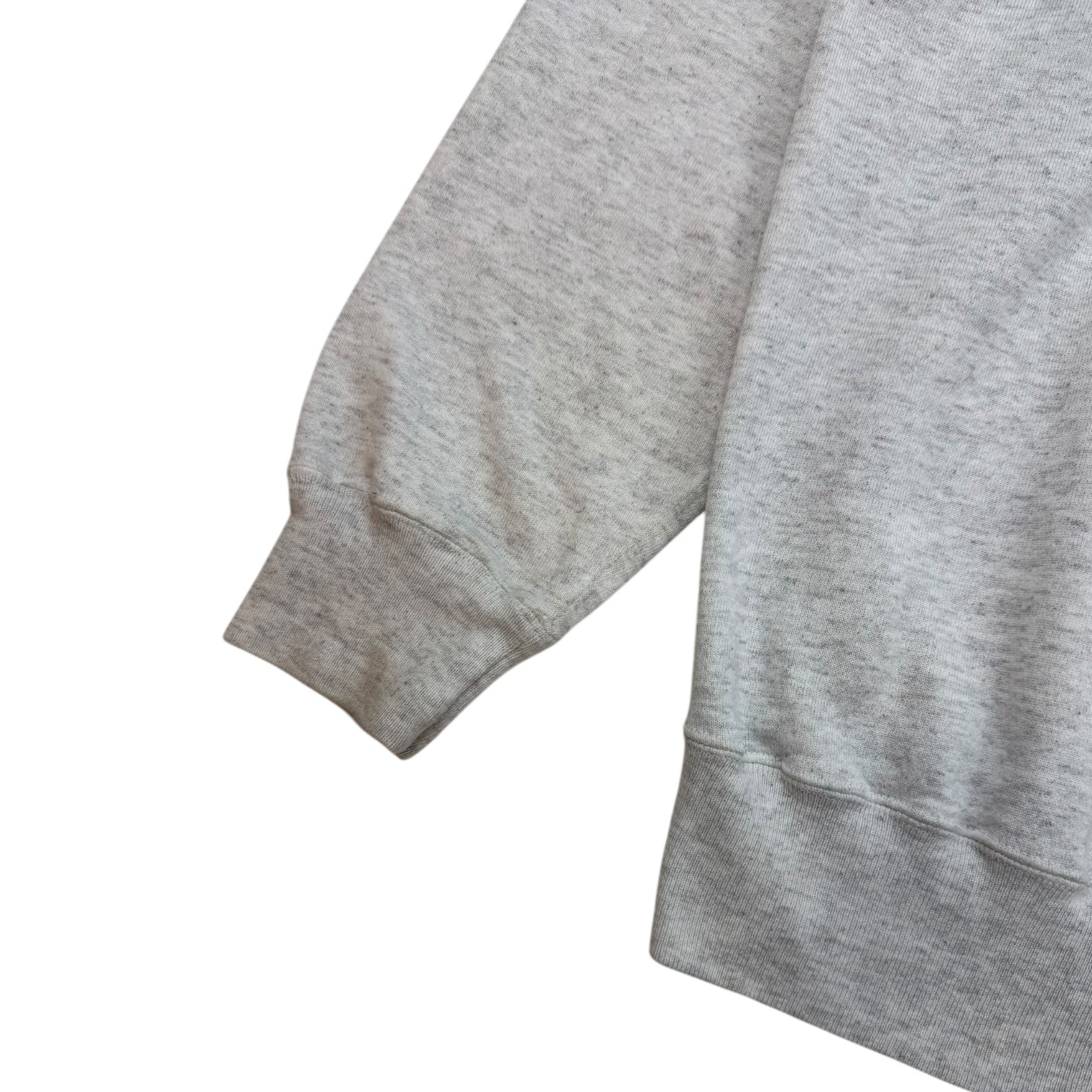 Vintage Champion Illinois Wesleyan Football Crewneck Grey