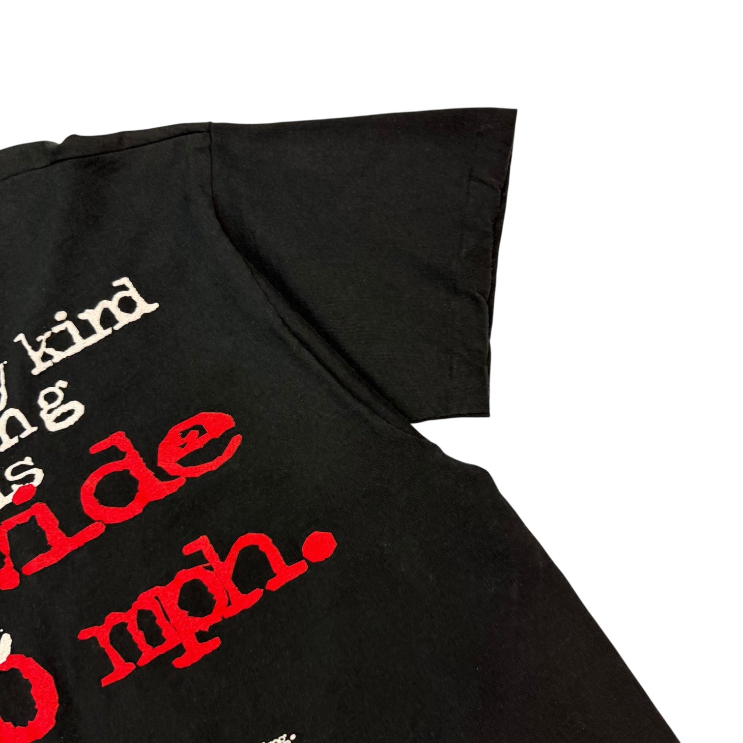 Vintage NASCAR Winston Cup Series ‘… 3 Wide At 200…’ Tee Black