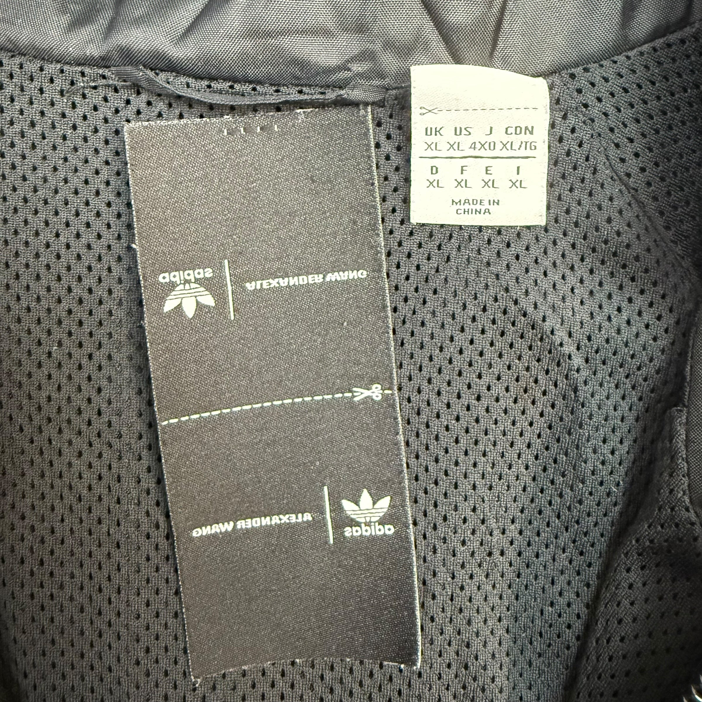 Adidas Originals By Alexander Wang Quarter Zip Windbreaker Black