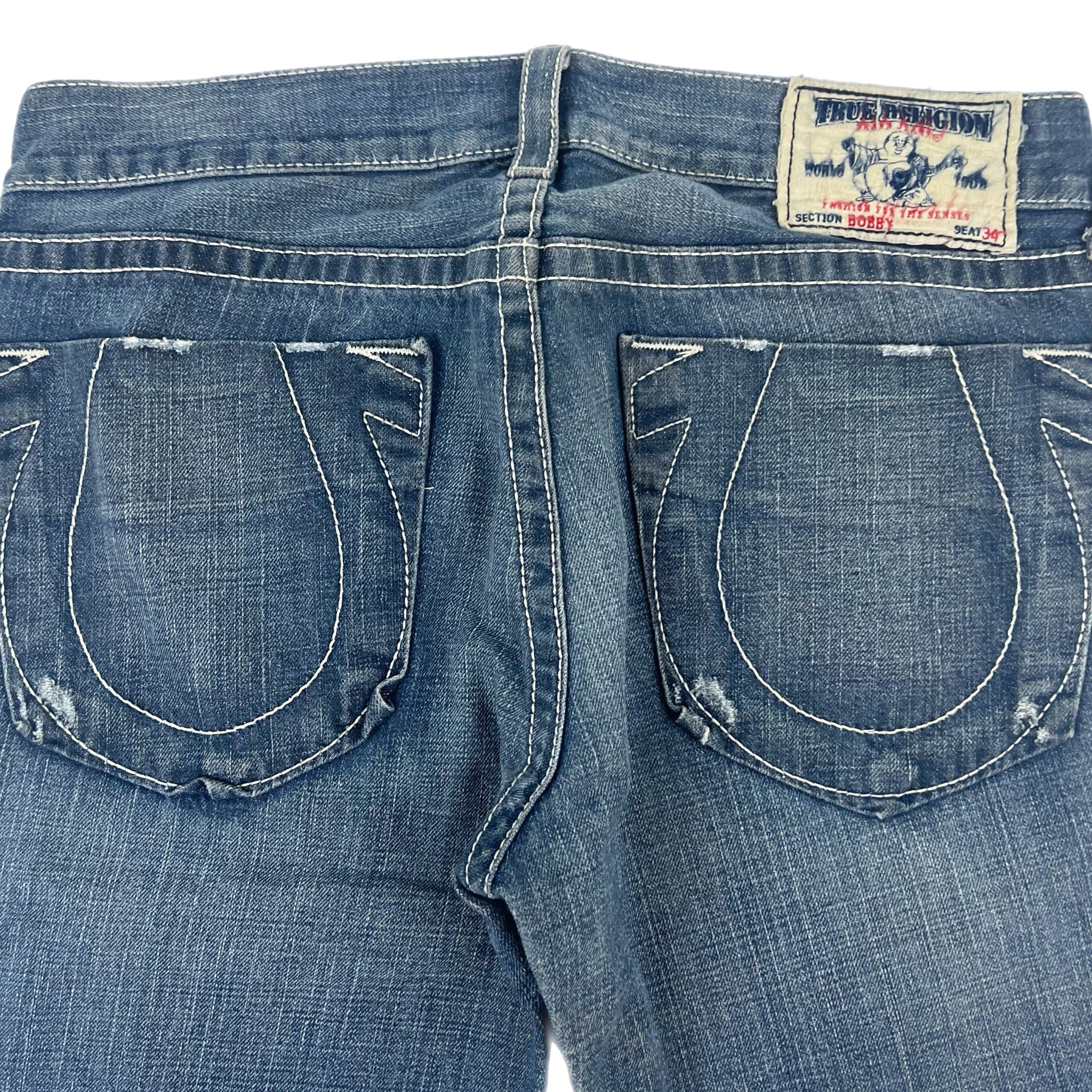 Vintage Y2K True Religion Big Horse Shoe Denim