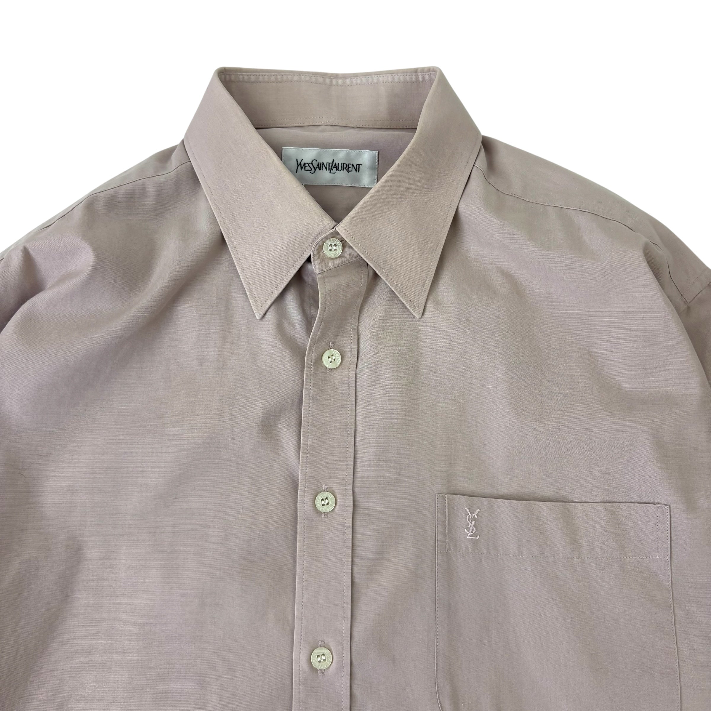 Vintage Yves Saint Laurent Dress Shirt Light Purple