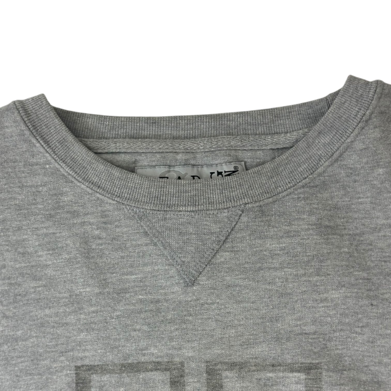 Vintage Harvard Embroidered Crewneck Grey