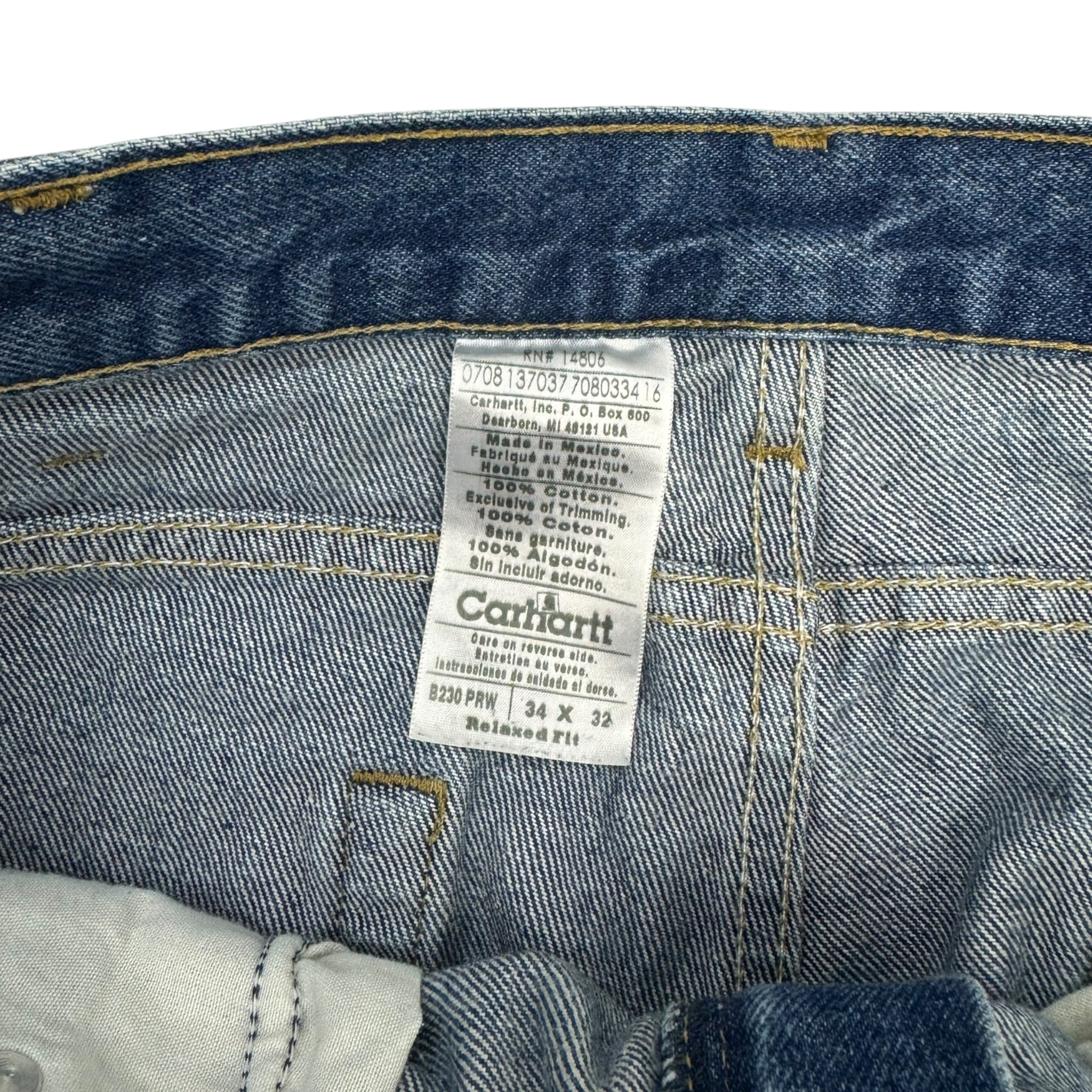 Carhartt Blue Wash Denim Bottoms