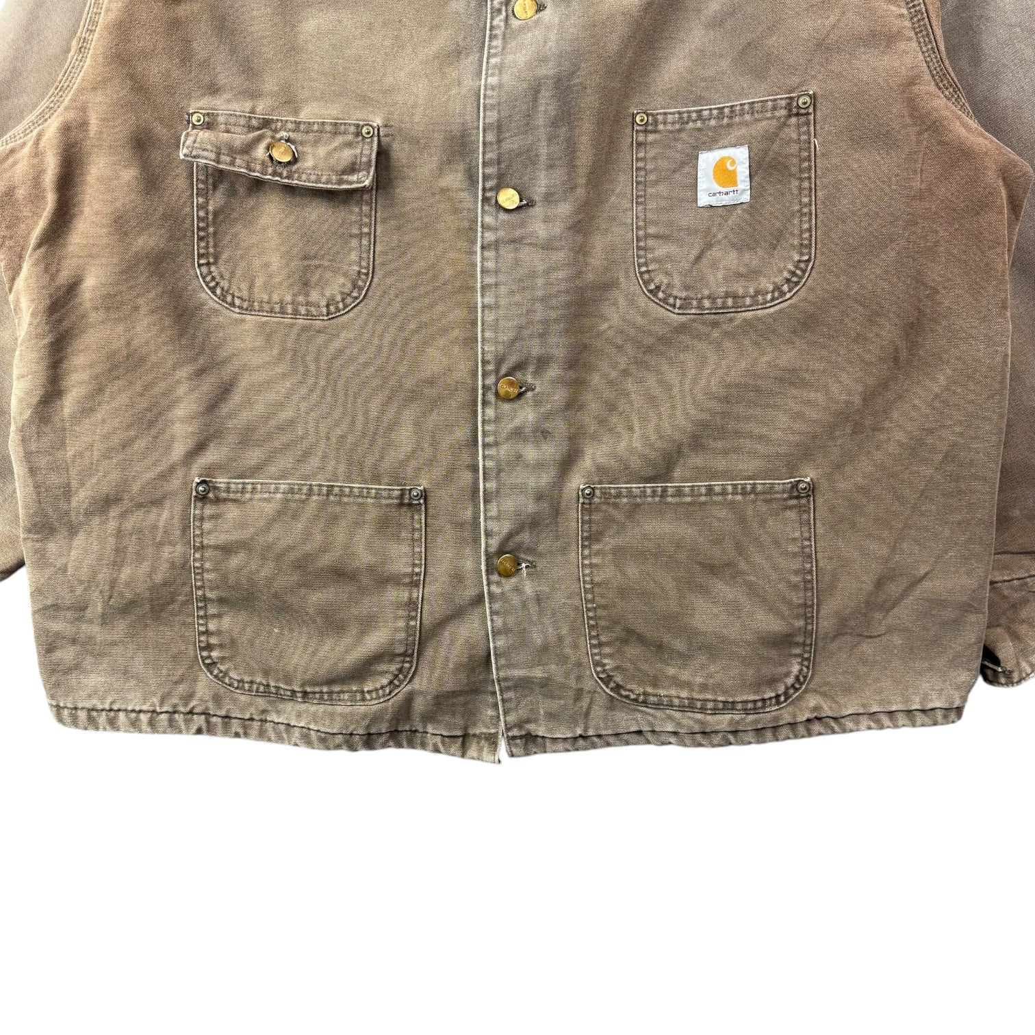Vintage Carhartt Michigan Jacket Faded Tan