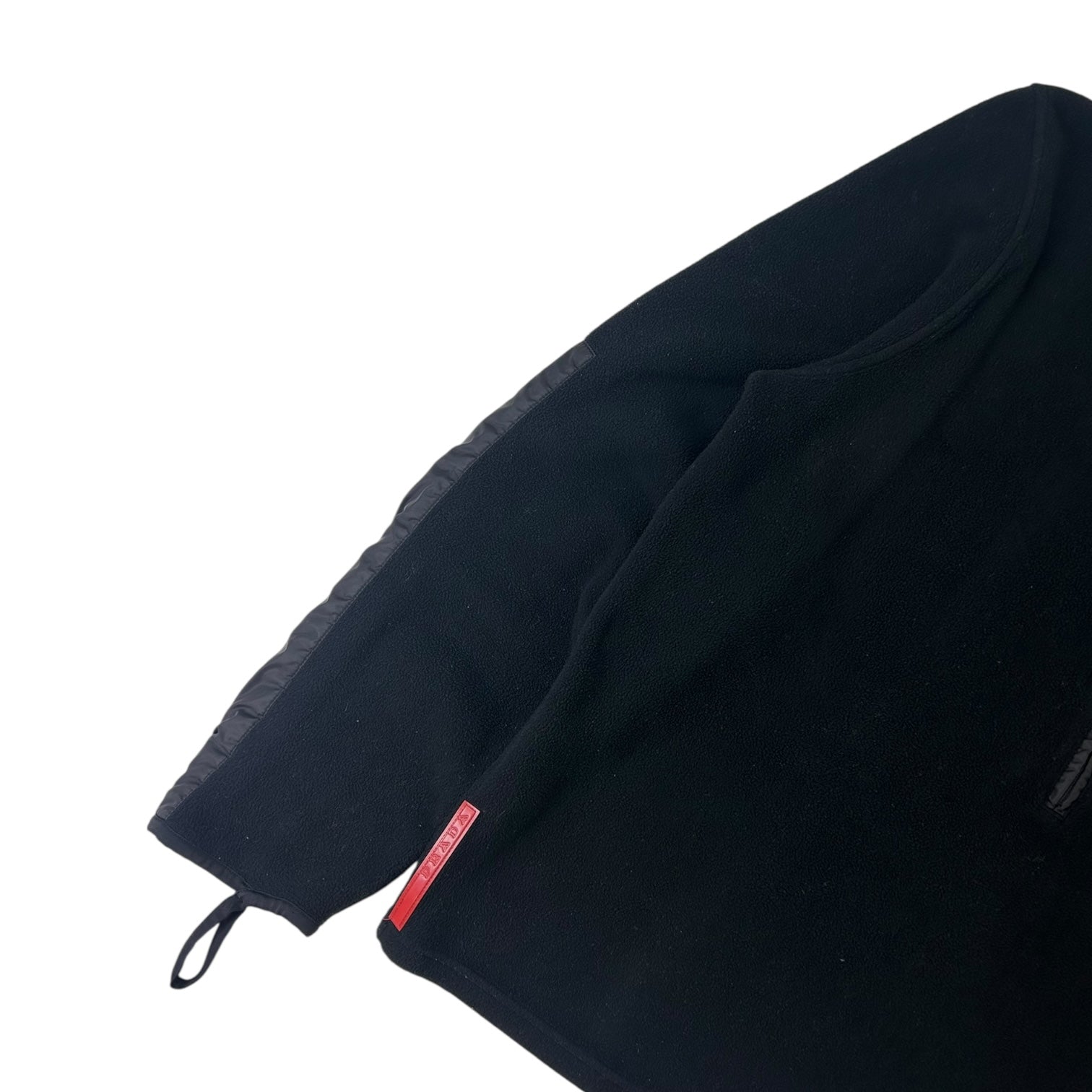 Vintage 1999 Prada Ninja Fleece Jacket Black
