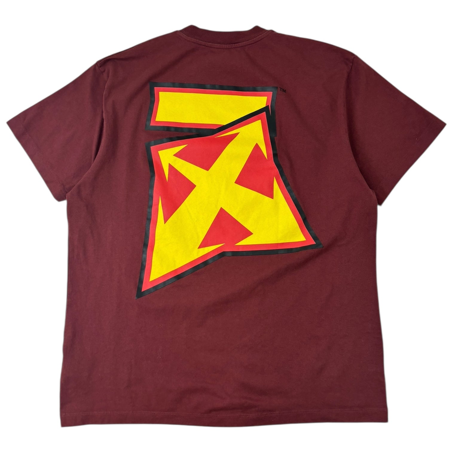 Off-White Thunder Stable T-Shirt Maroon