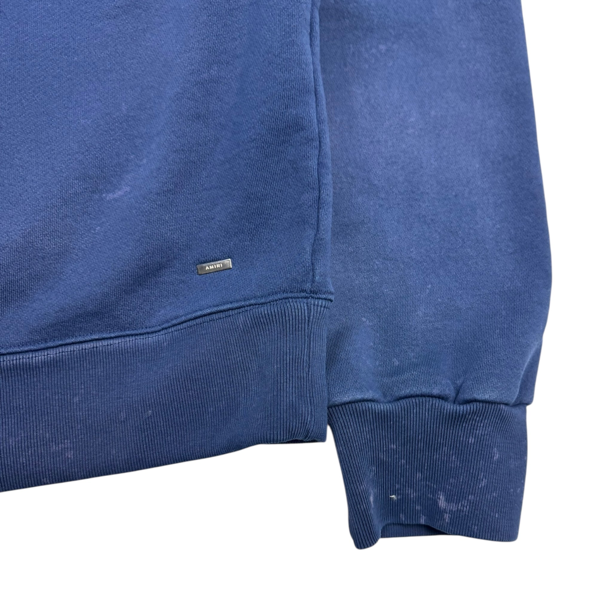Amiri Collegiate Zip Hoodie Navy