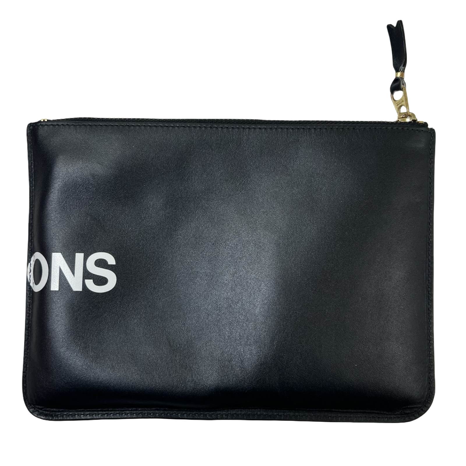 Comme Des Garçons Huge Logo Zip Pouch