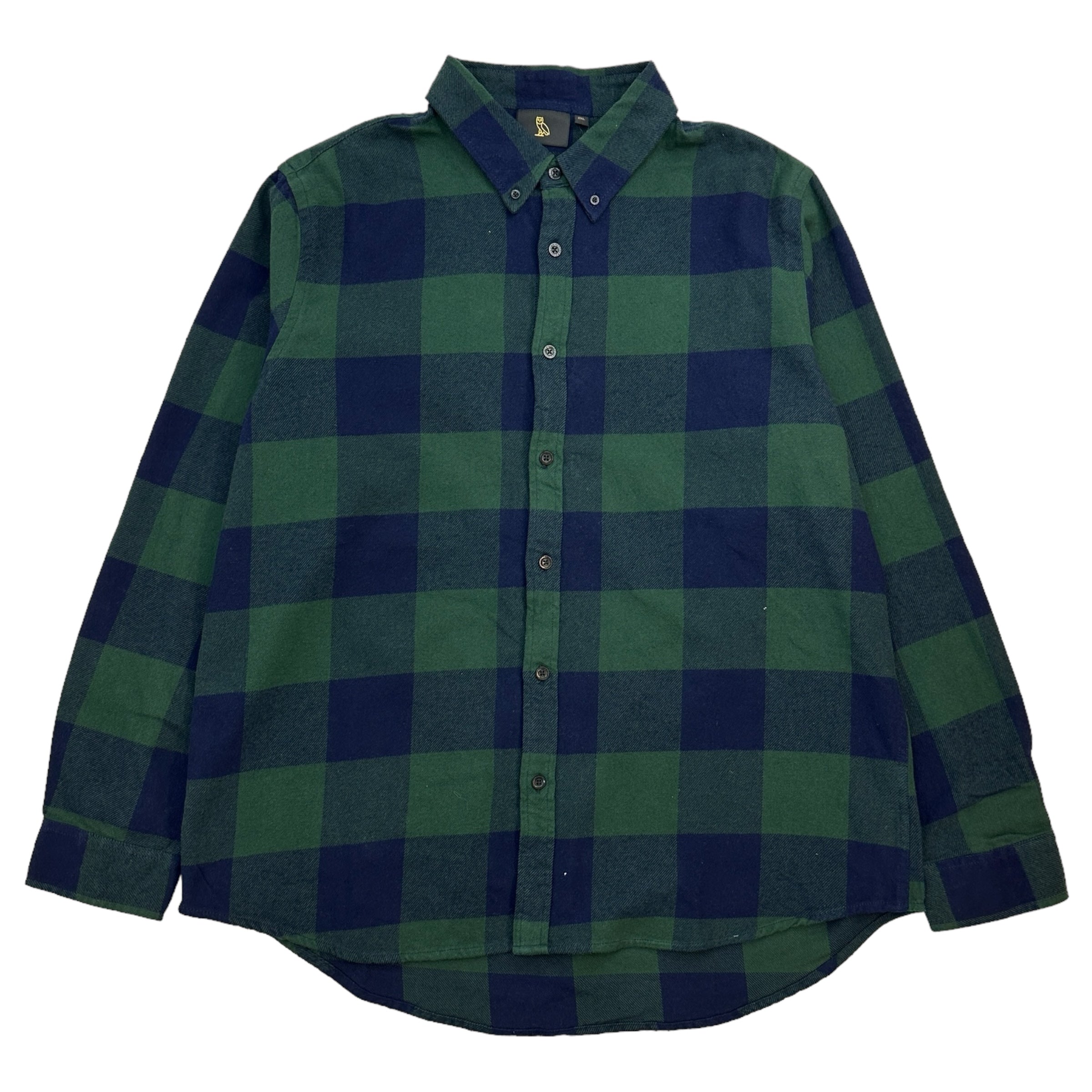 OVO Buffalo Plaid Flannel Shirt Green