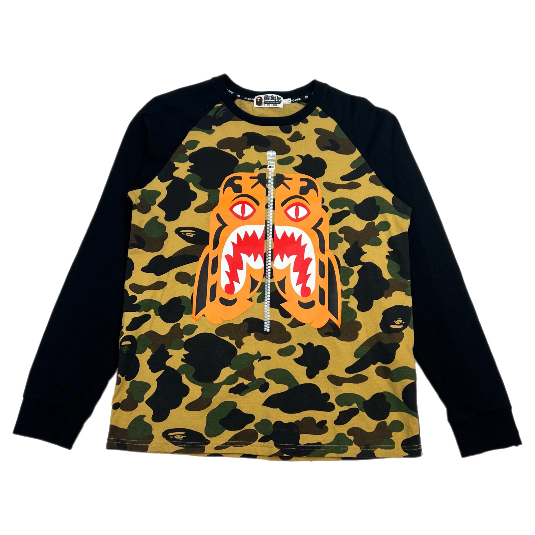 Bape Tiger “Funthera Militia” Long Sleeve Shirt