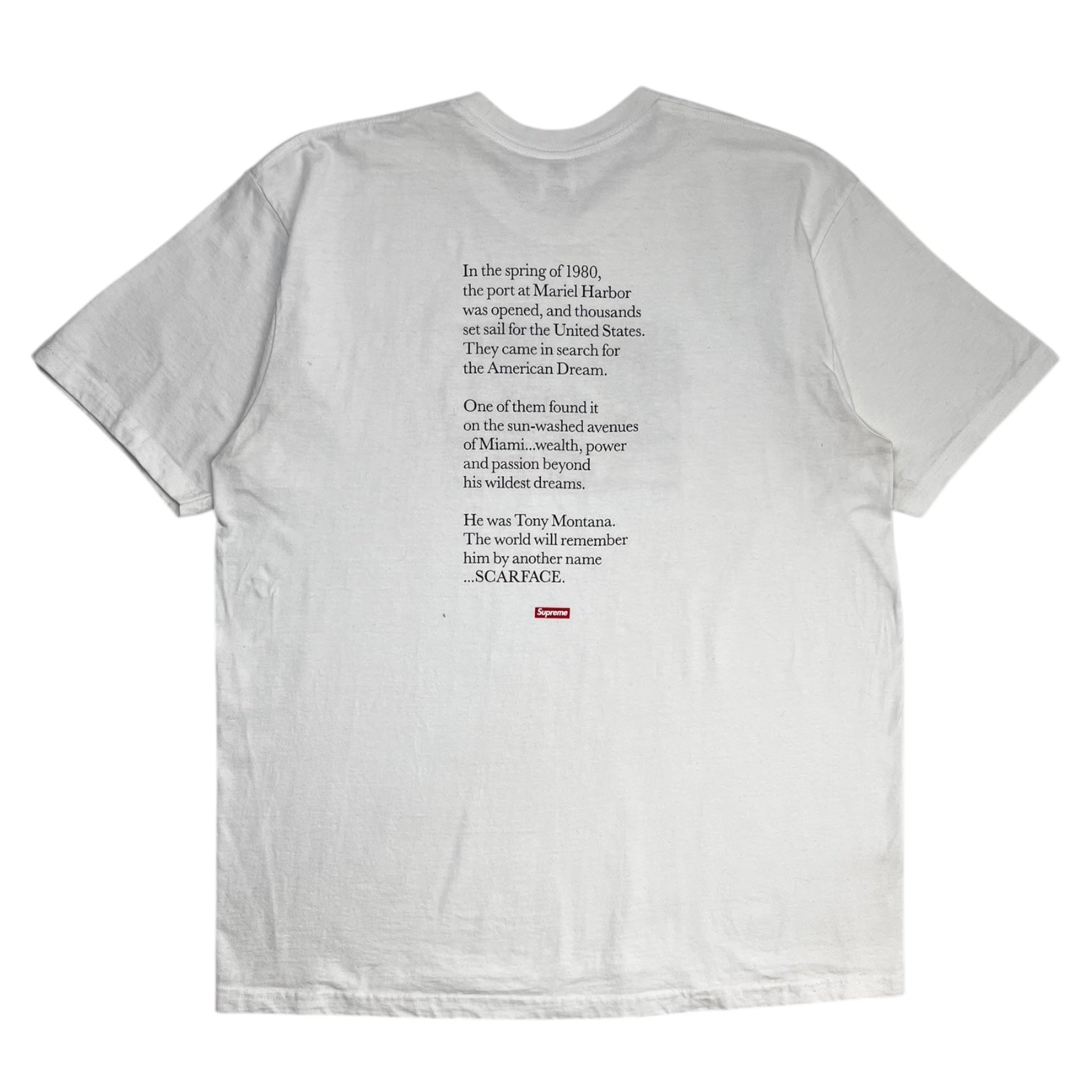 Supreme Scarface Friend Tee White