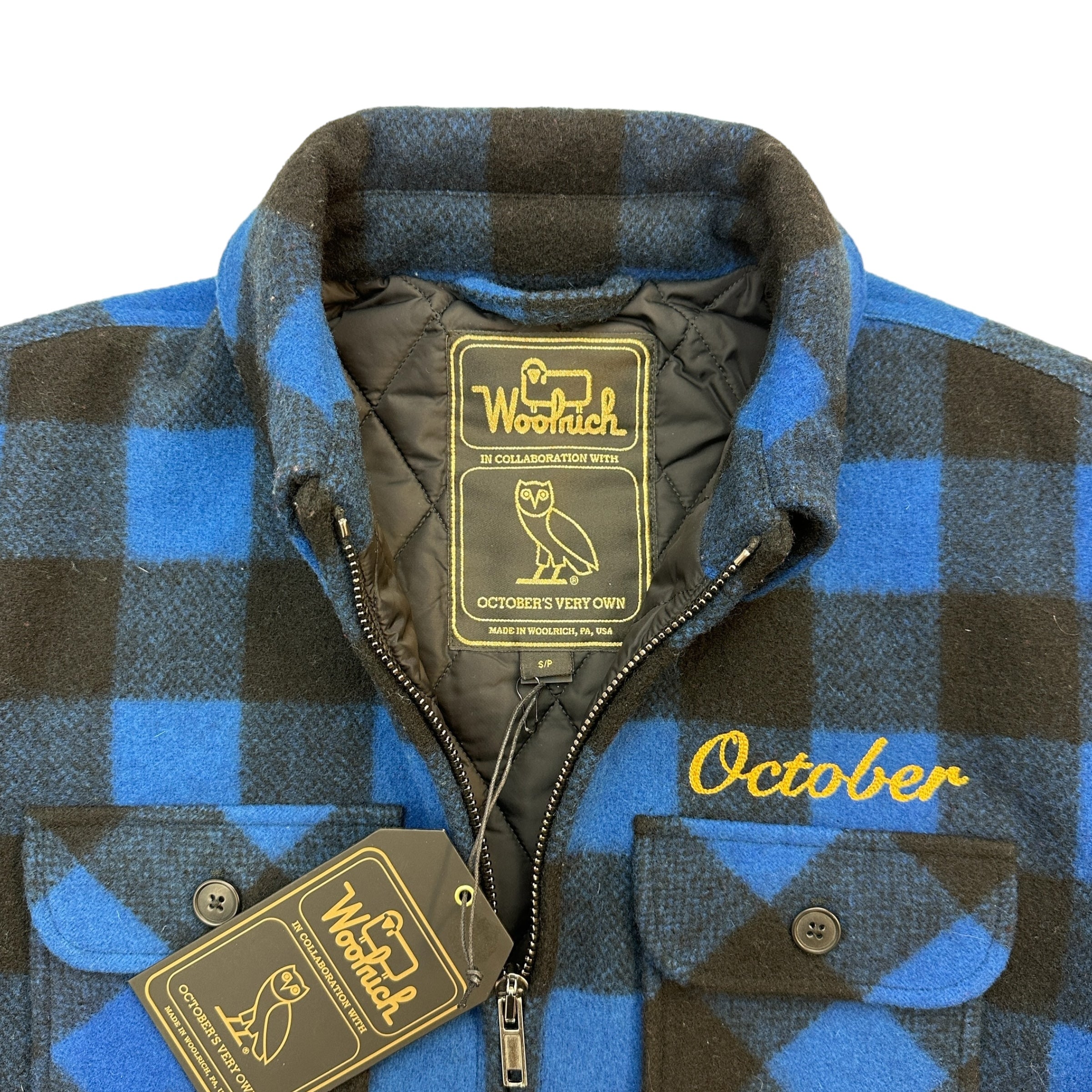 OVO X Woolrich Muskoka Dinner Jacket Blue